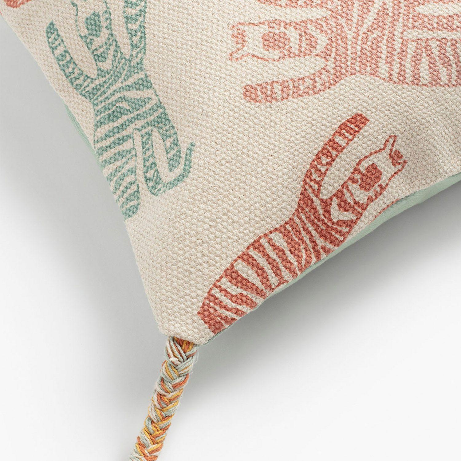 Funda Cojín Sabana Animals 60x60 Crudo-2