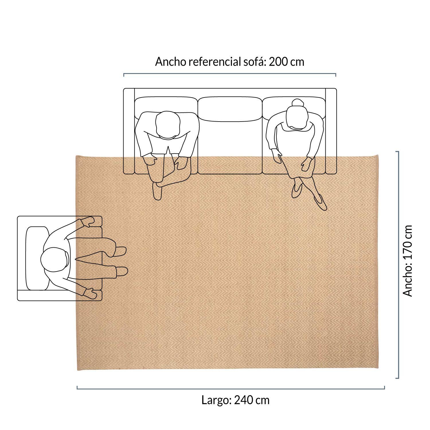 Alfombra Yute Namib 170x240 Crudo-3