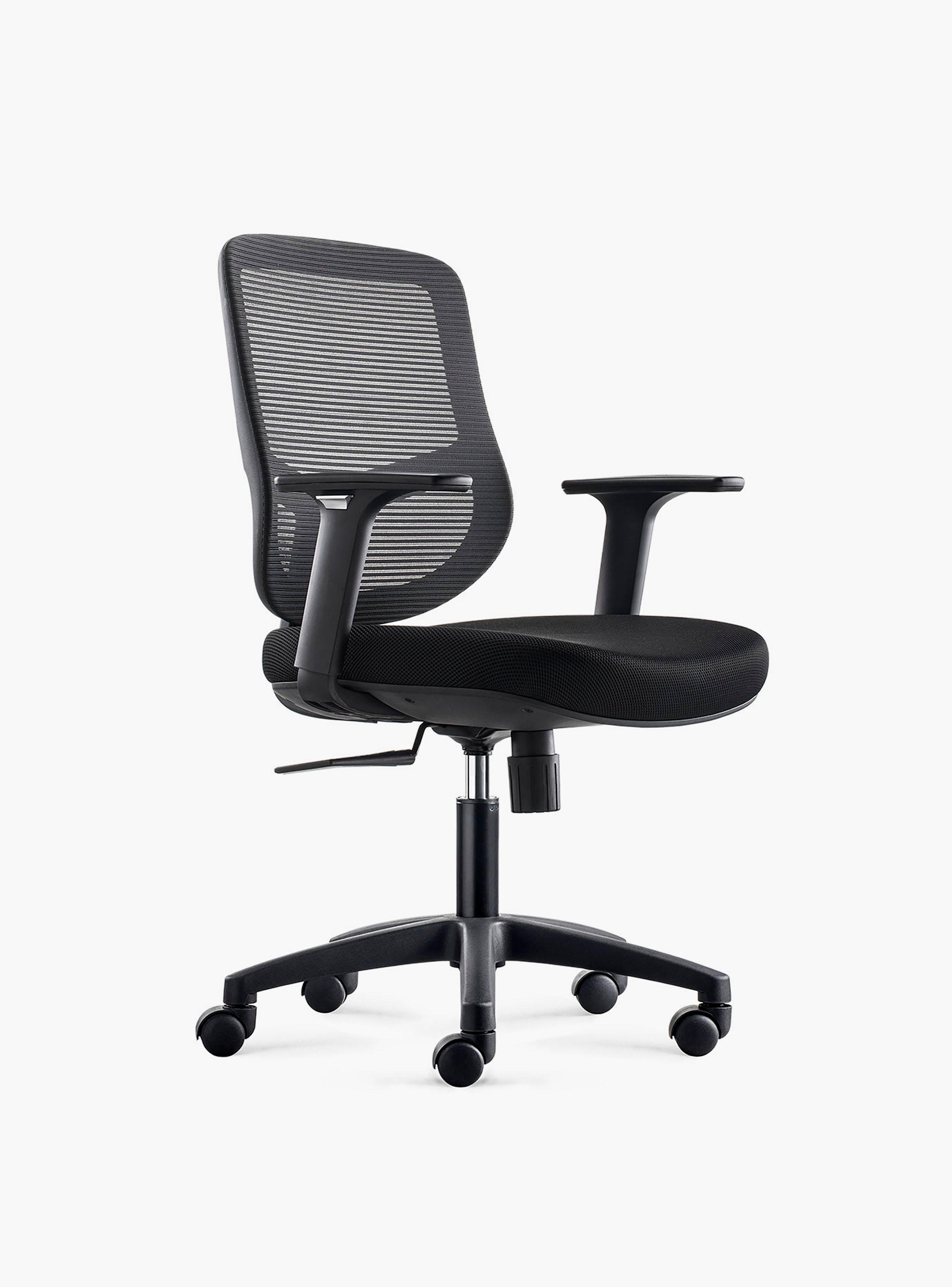 Silla oficina Operativa Leaf Negro-2