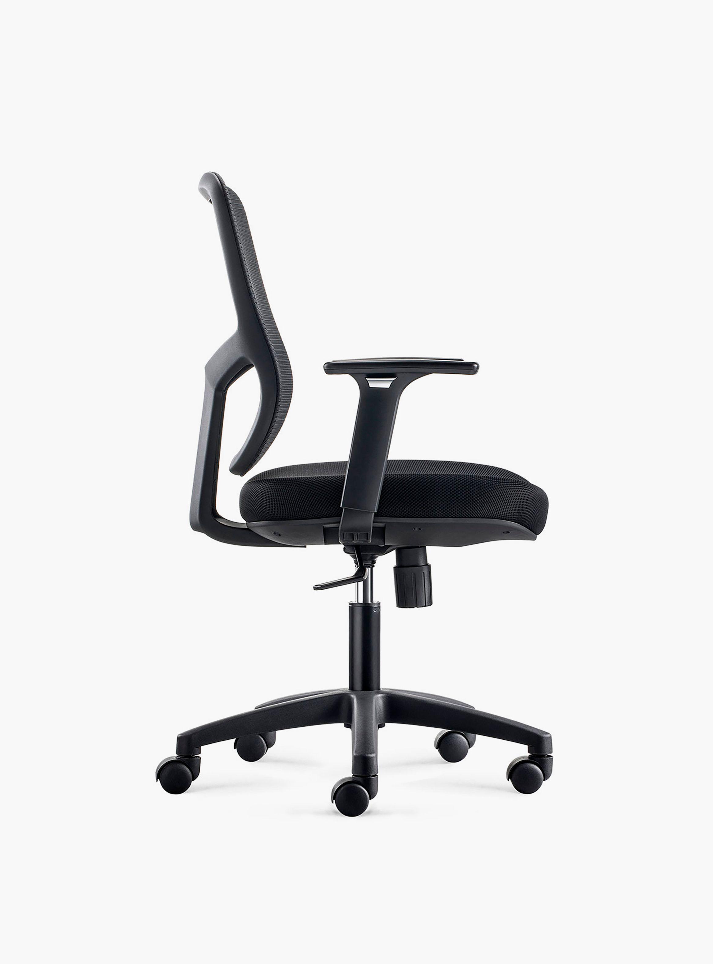 Silla oficina Operativa Leaf Negro-3