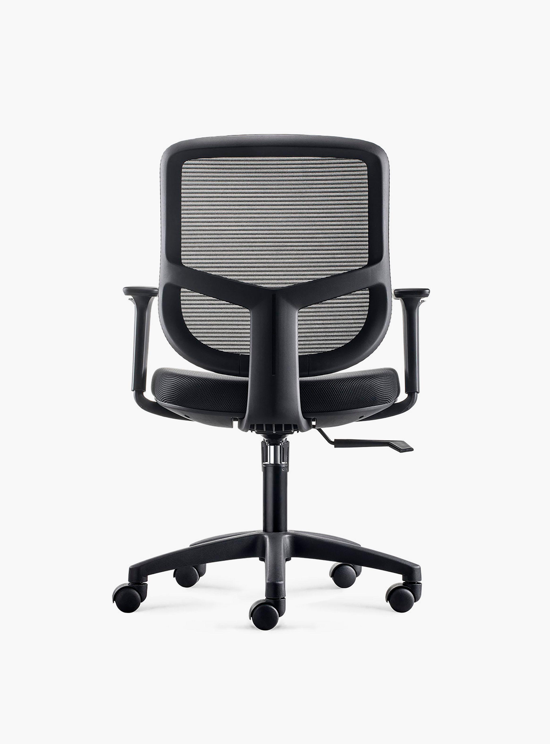 Silla oficina Operativa Leaf Negro-4