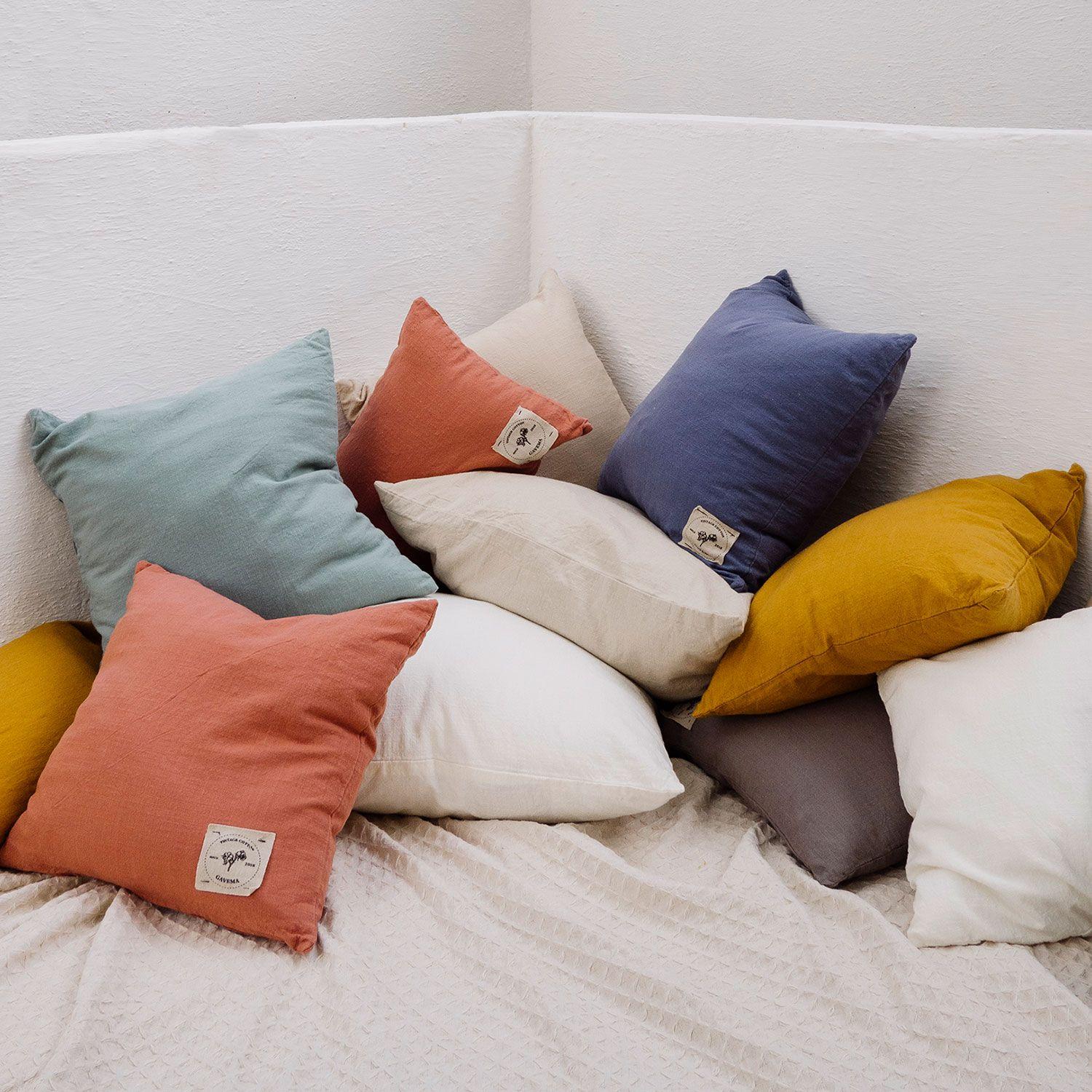 Funda Cojin Algodon Gavema 30x60 Coral-3