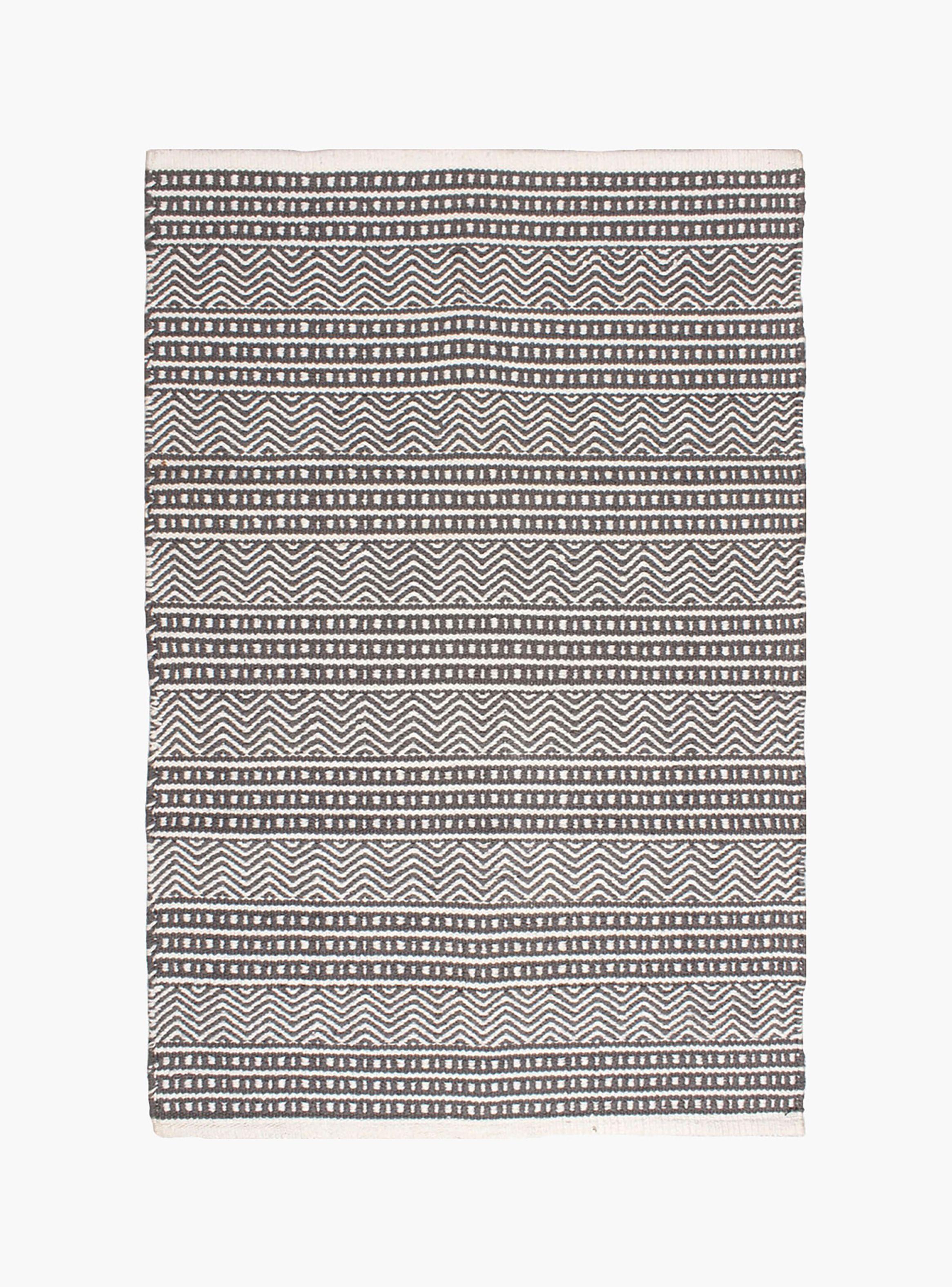 Alfombra Algodon Tribal 170x240 Gris-0