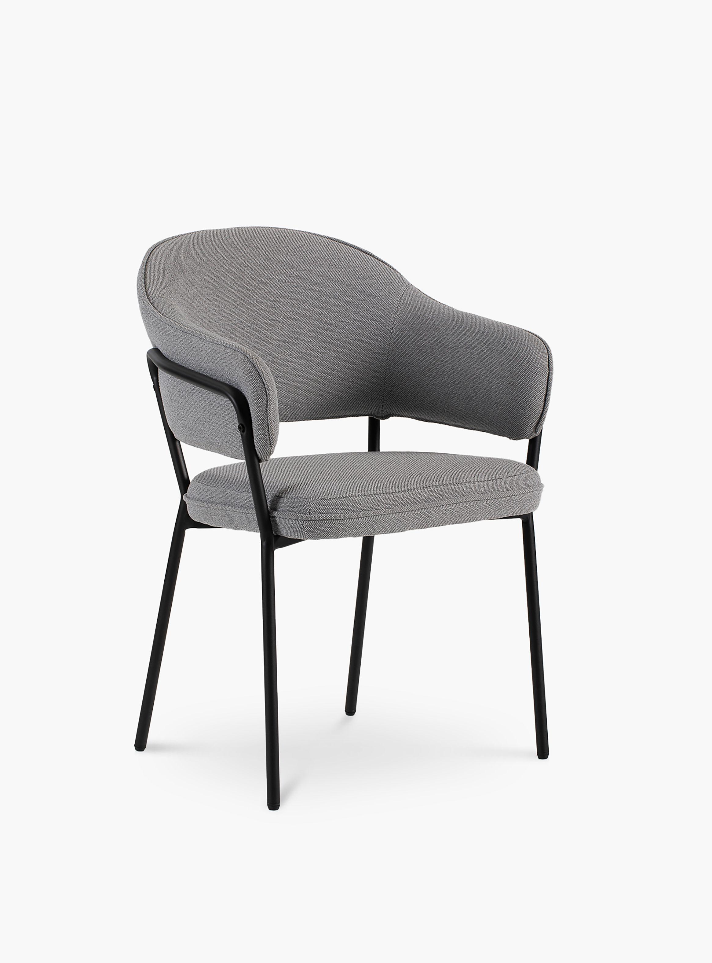 Silla Home Office Stanford Gris Oscuro-1