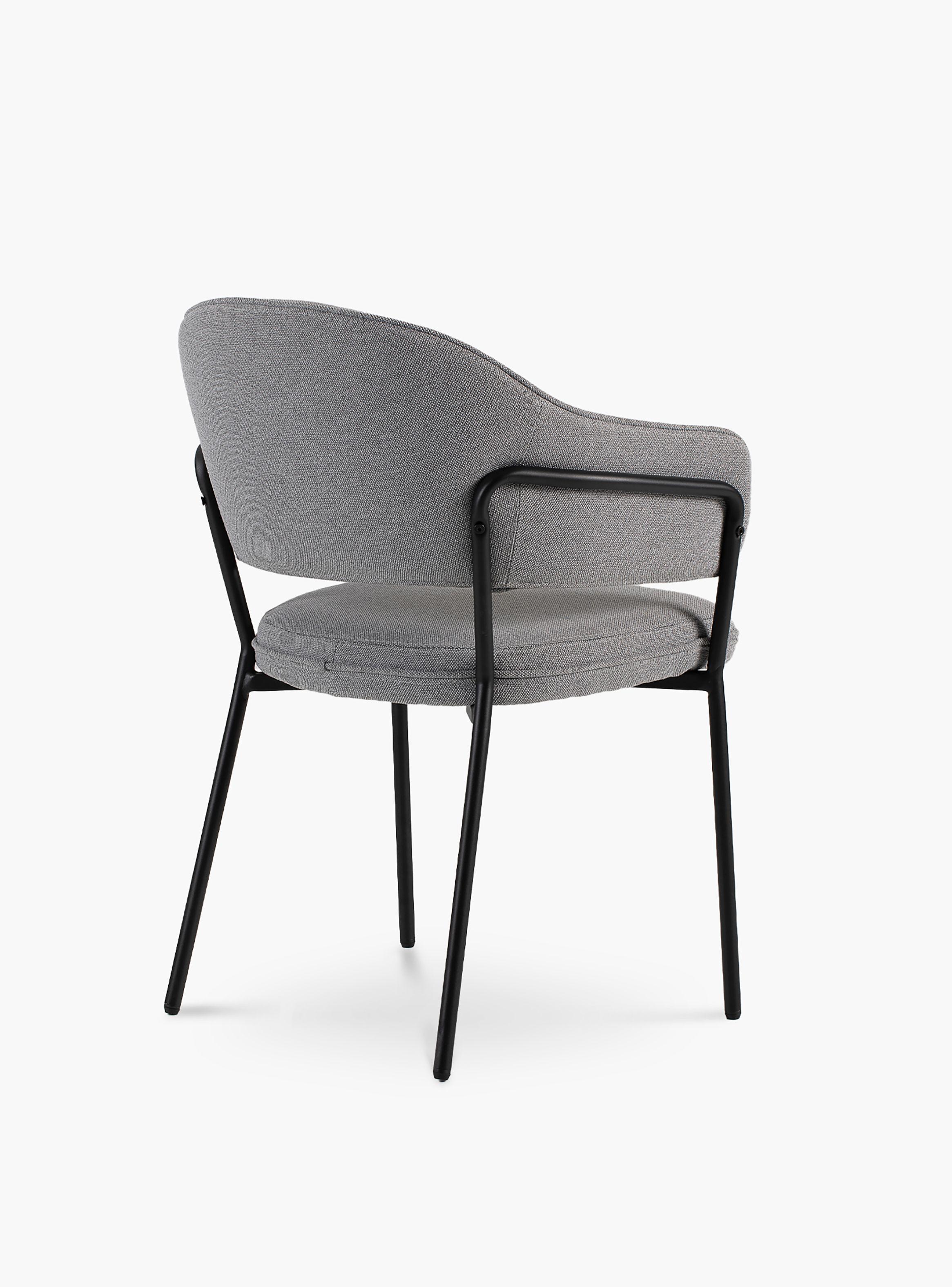 Silla Home Office Stanford Gris Oscuro-3