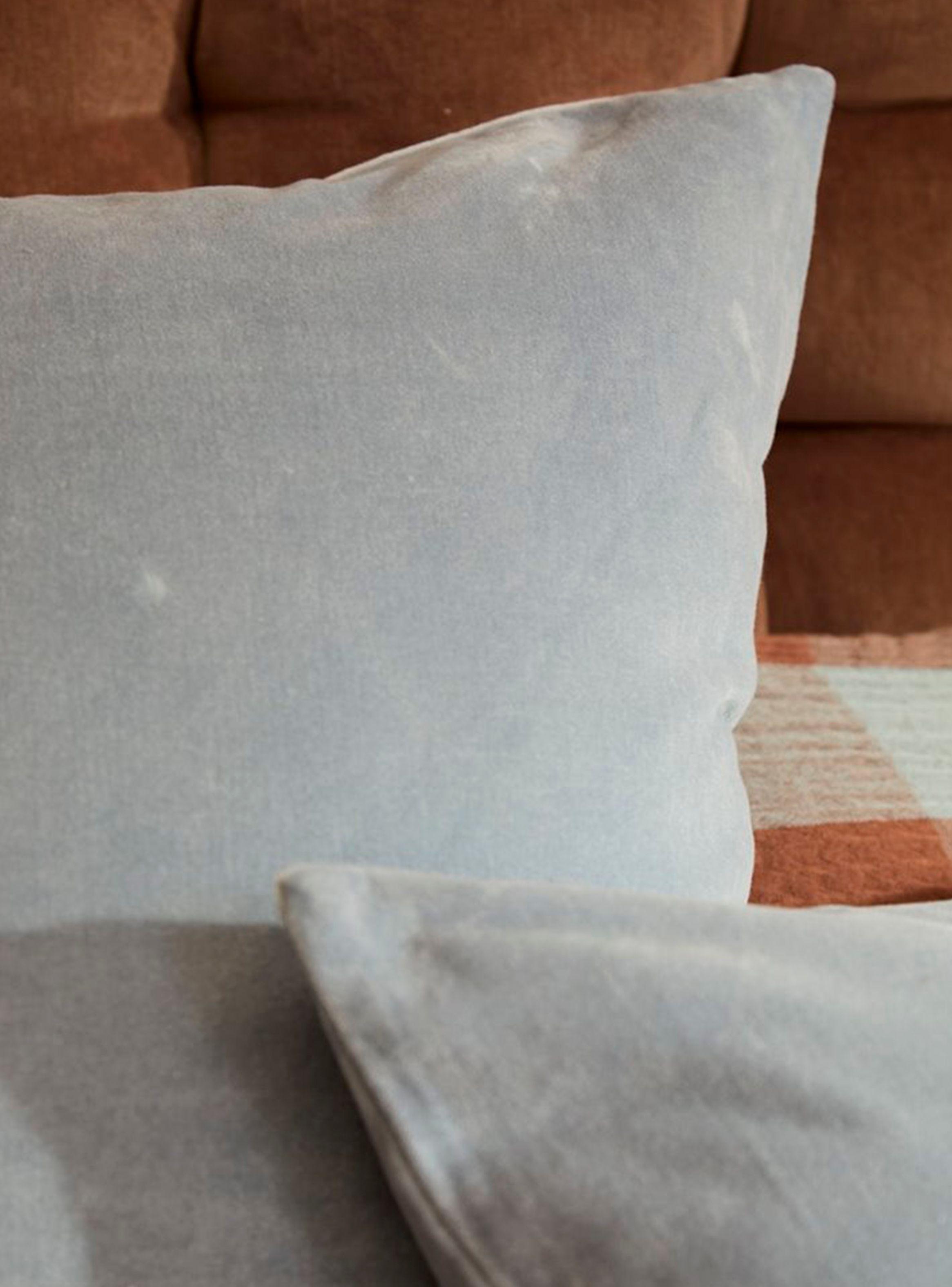 Funda Cojín Velur 45x45 Azul-3