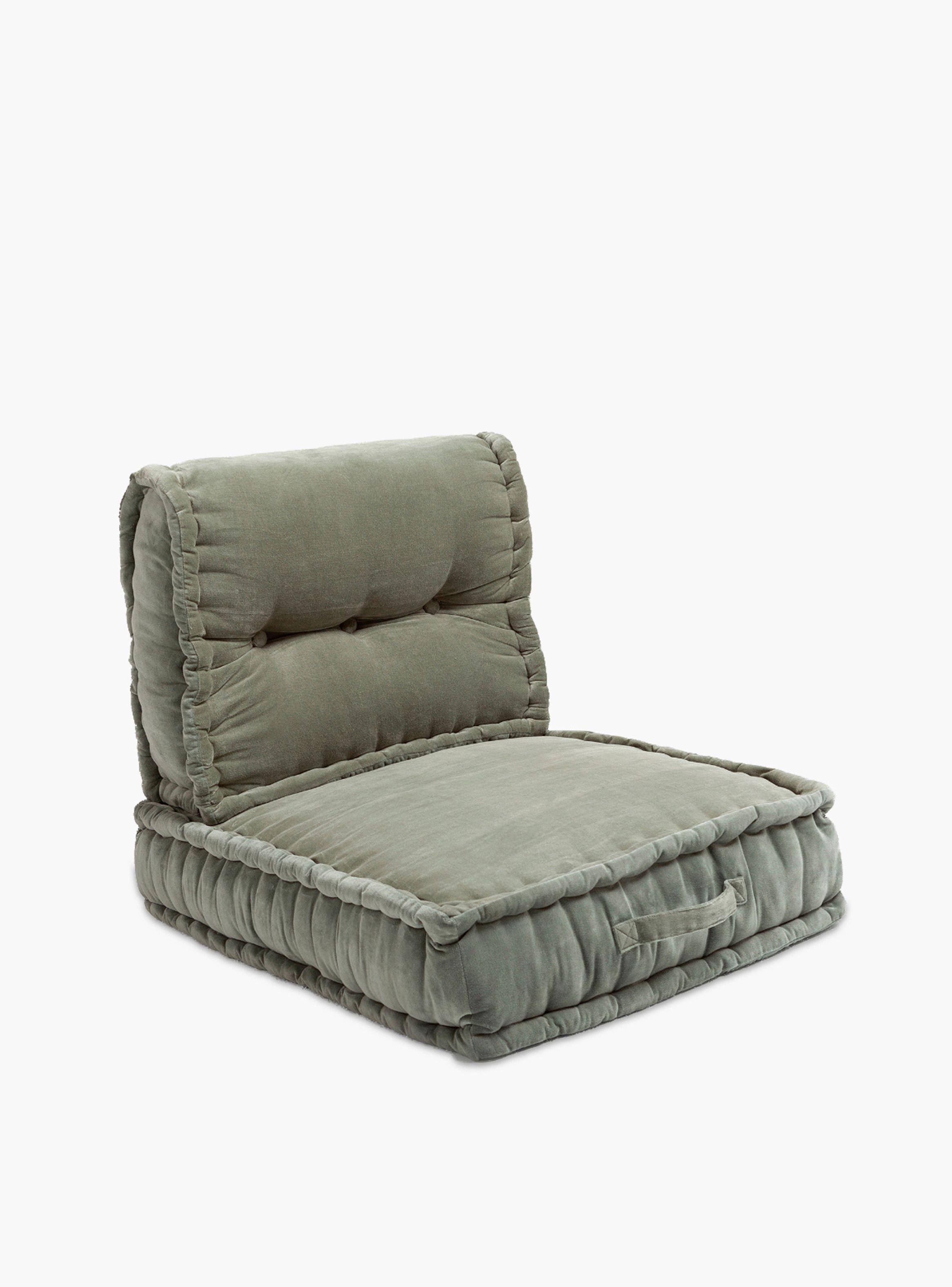 Sofá de Suelo Velur Menta-0