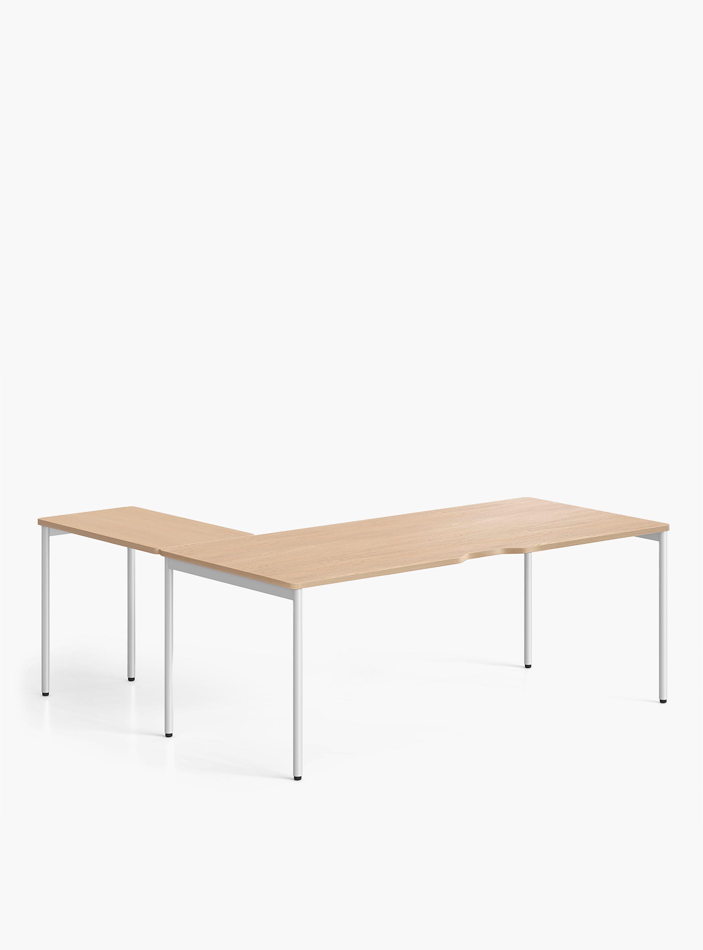 Escritorio Lateral Astro 50x90 Natura/Blanco-2