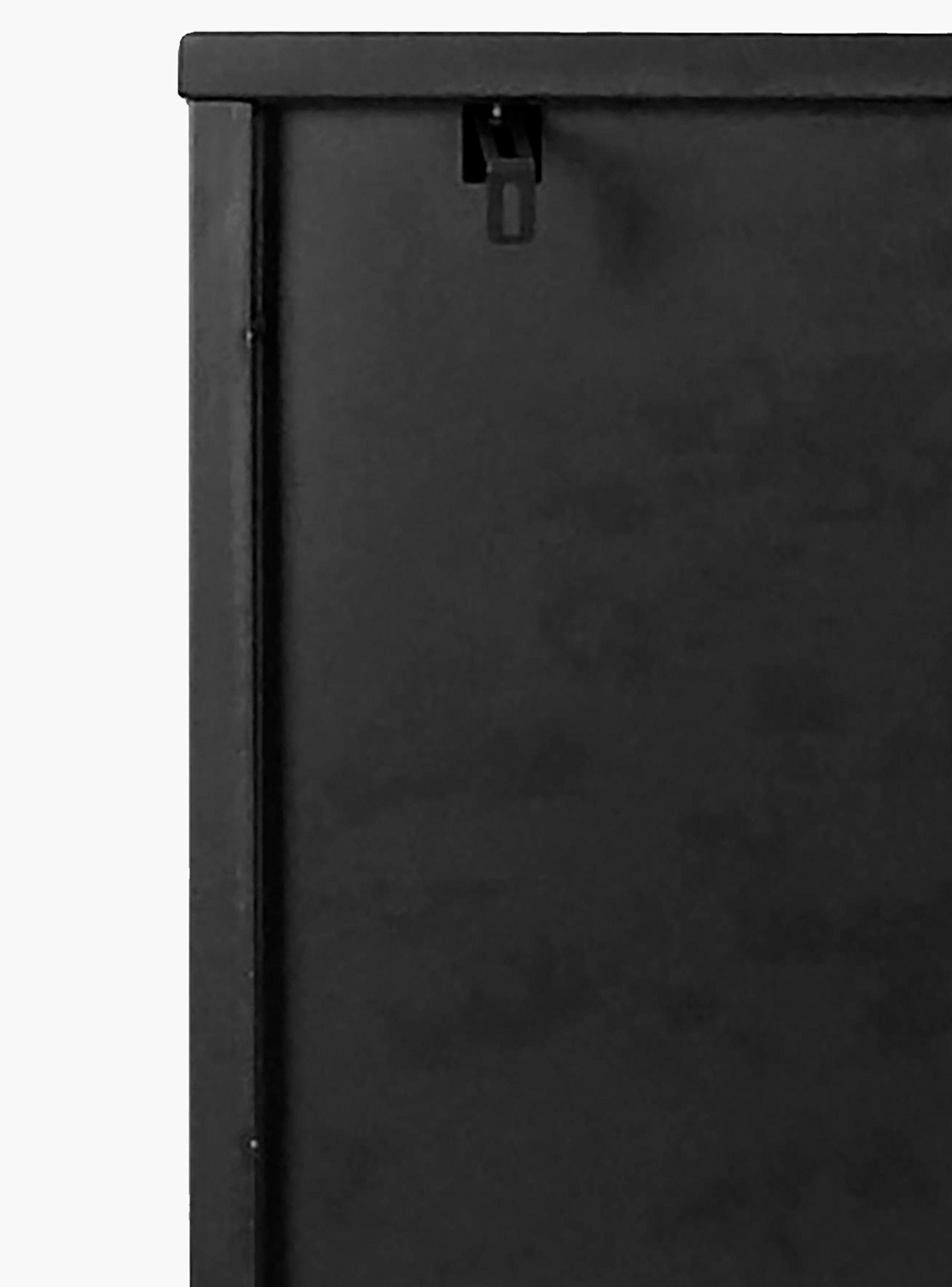 Arrimo medio Newton 2 puertas Negro-6