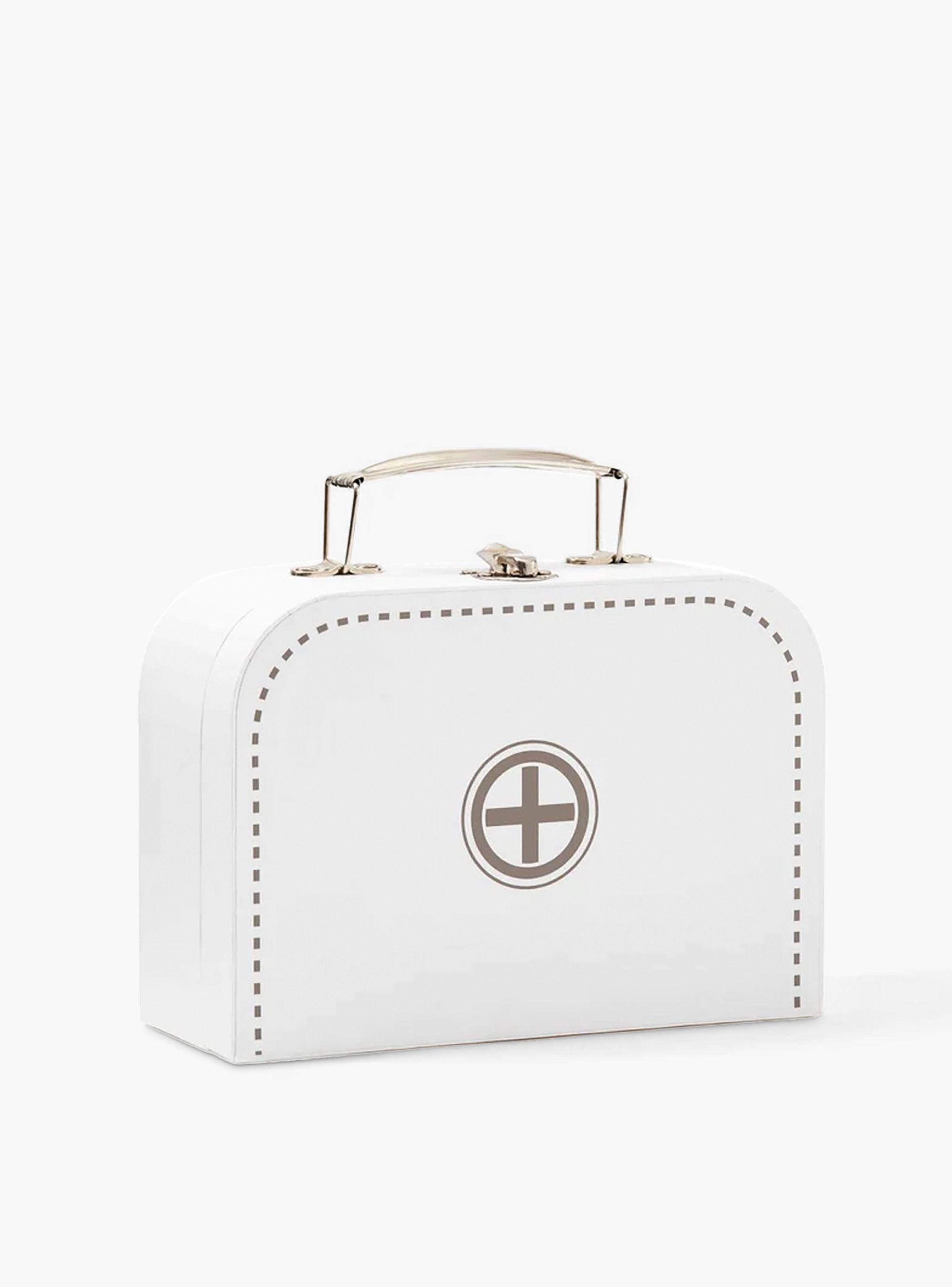 Maletín de Doctor Blanco con accesorios de Madera-1