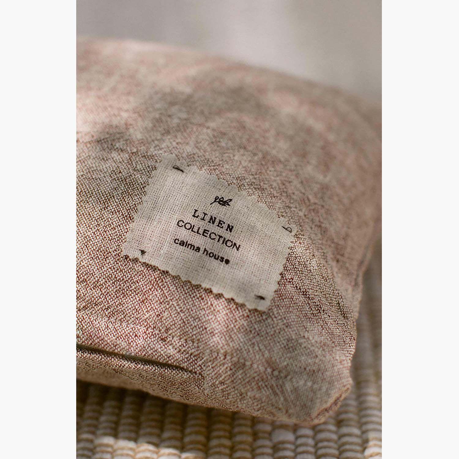 Funda Cojin Leinen 60x60 Café-1