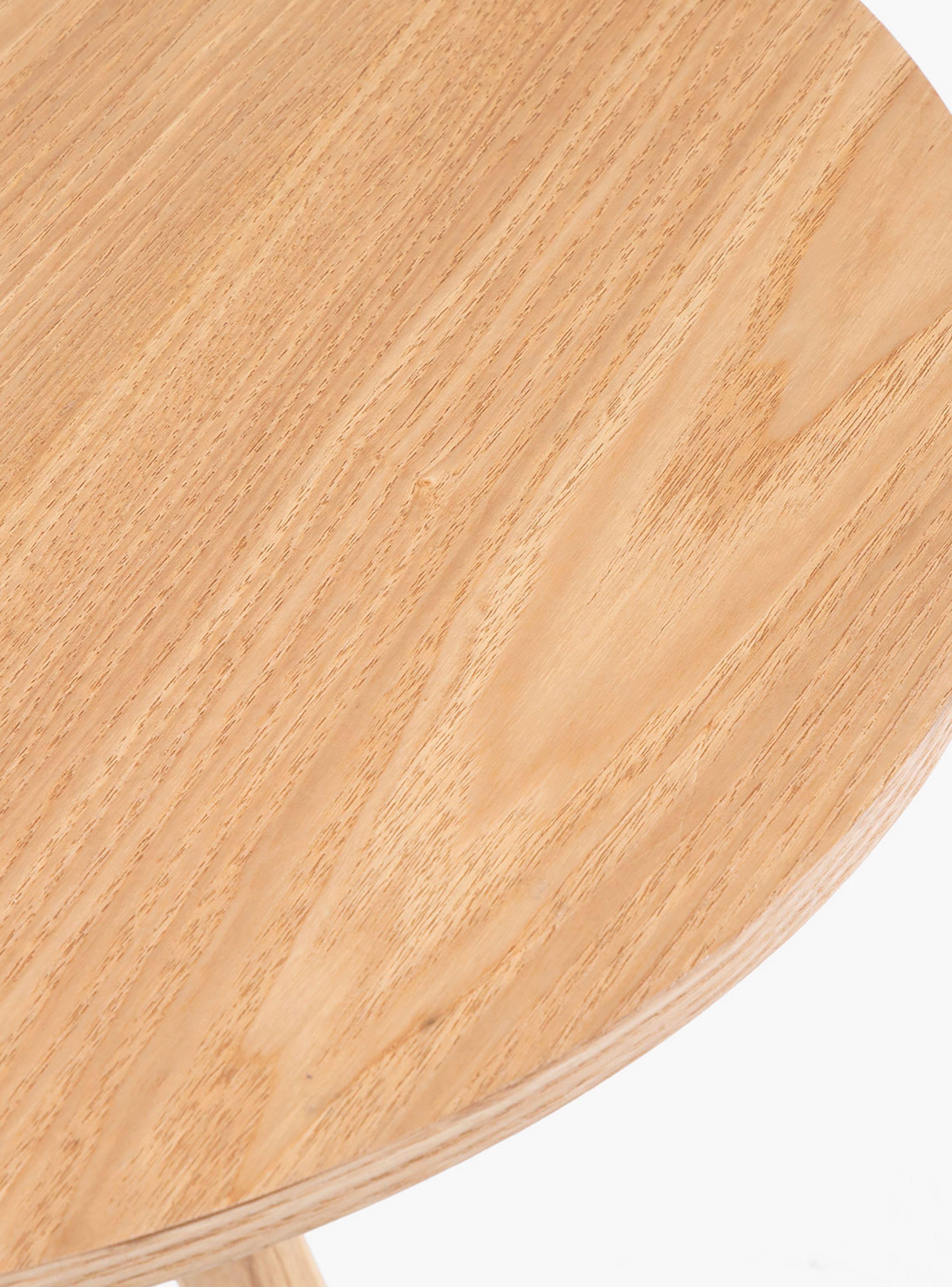 Mesa Lateral Madera de Haya 50 cm.-4