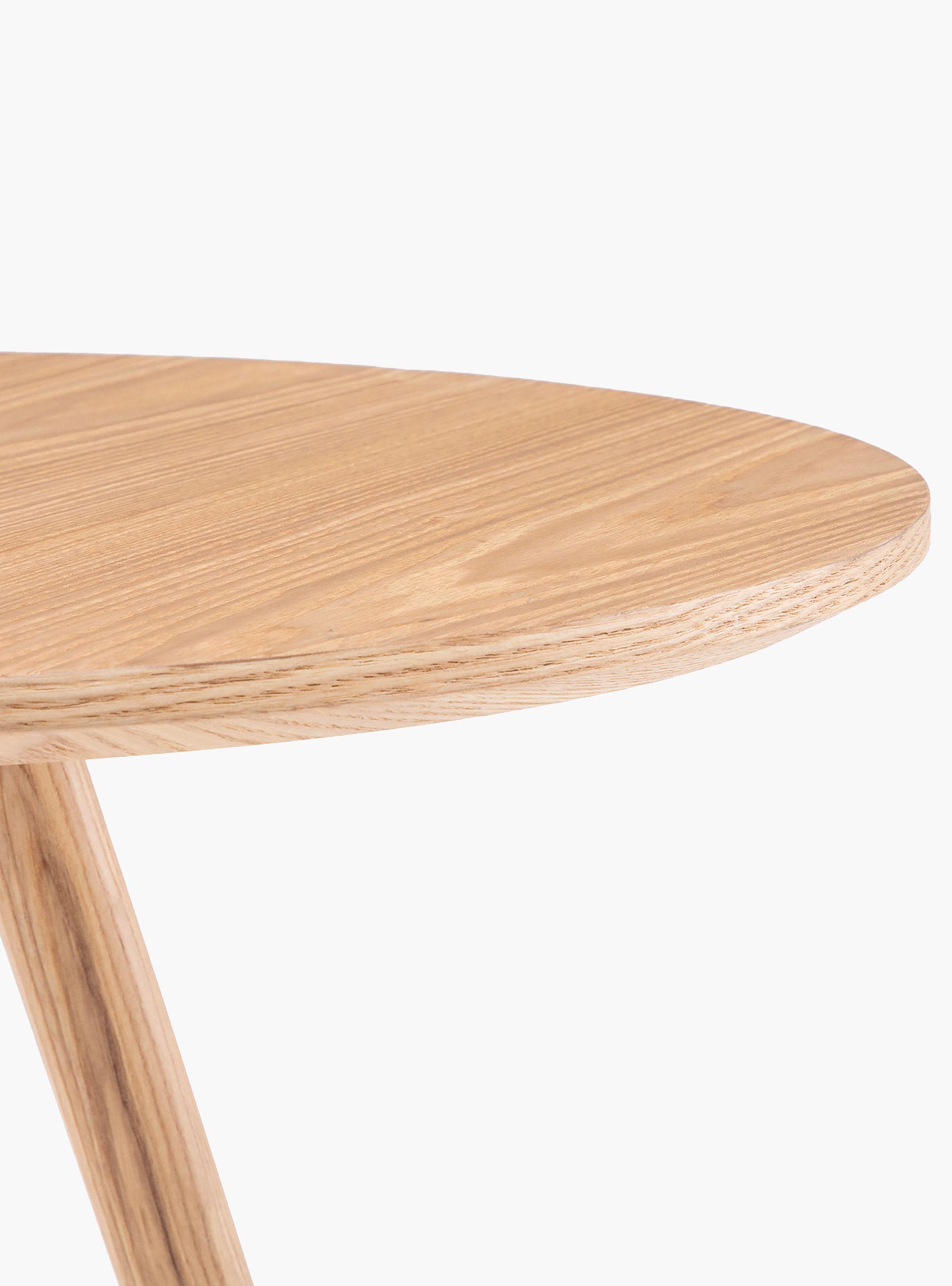 Mesa Lateral Madera de Haya 50 cm.-5