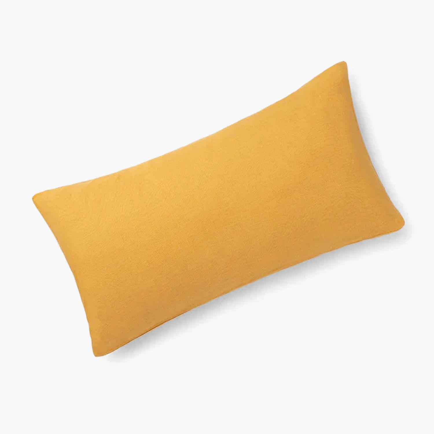 Funda de Cojin Lino 30x60 Amarillo-1