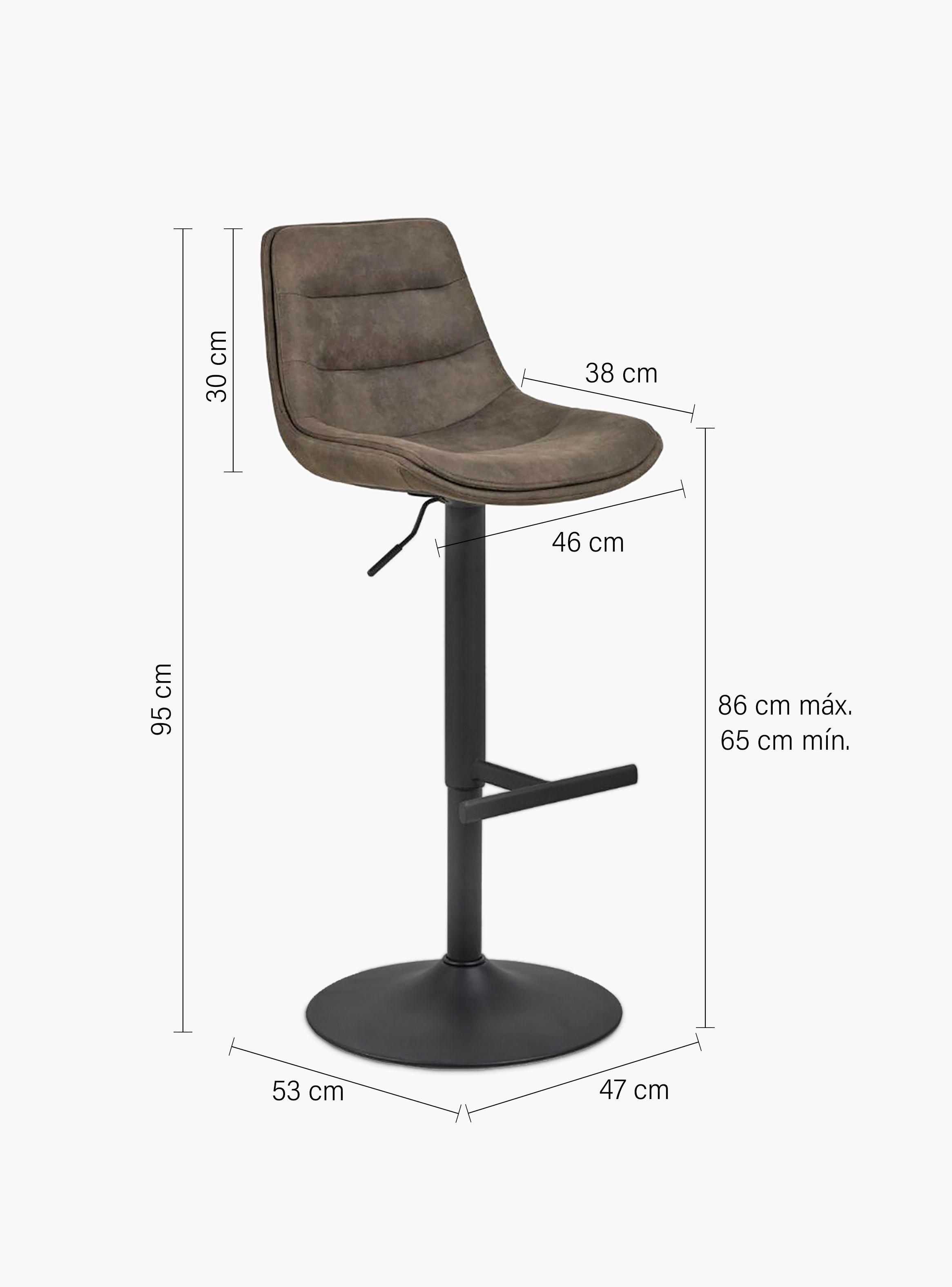Taburete Tapiz Albert Gris-7