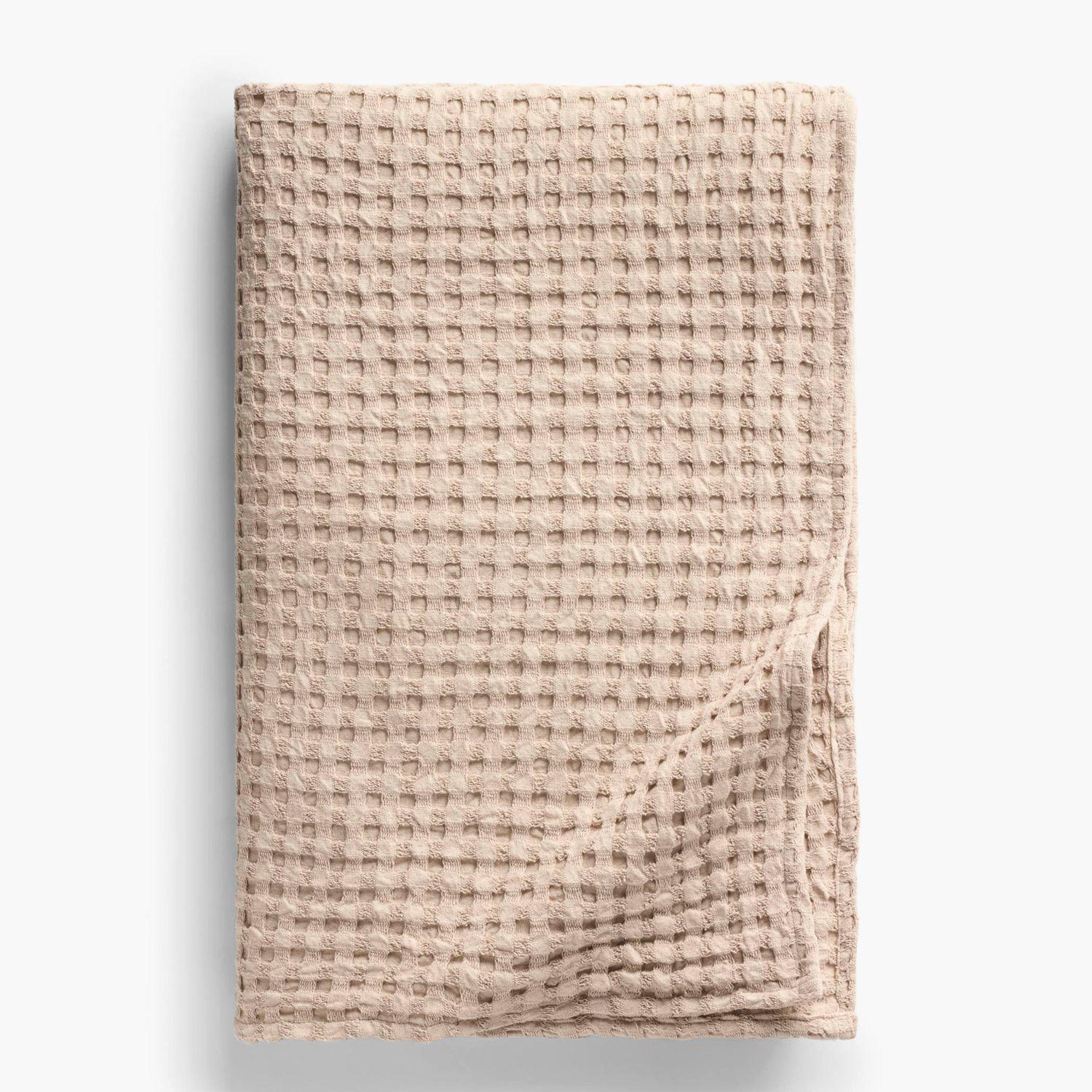 Cubrecama Ola 240x260 Beige (Cama 2 Plazas o Queen)-1