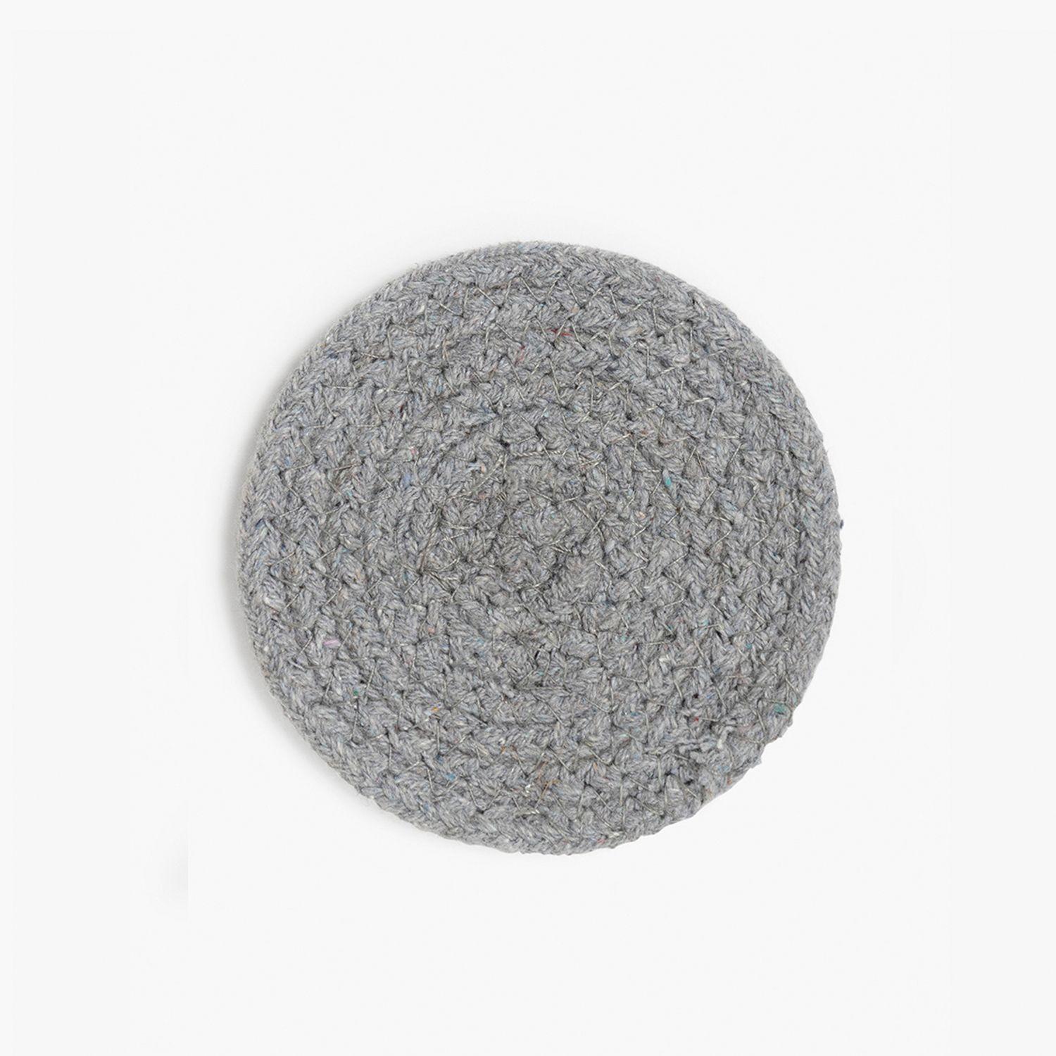 Set 4 Posavasos Algodón Vera Gris-1