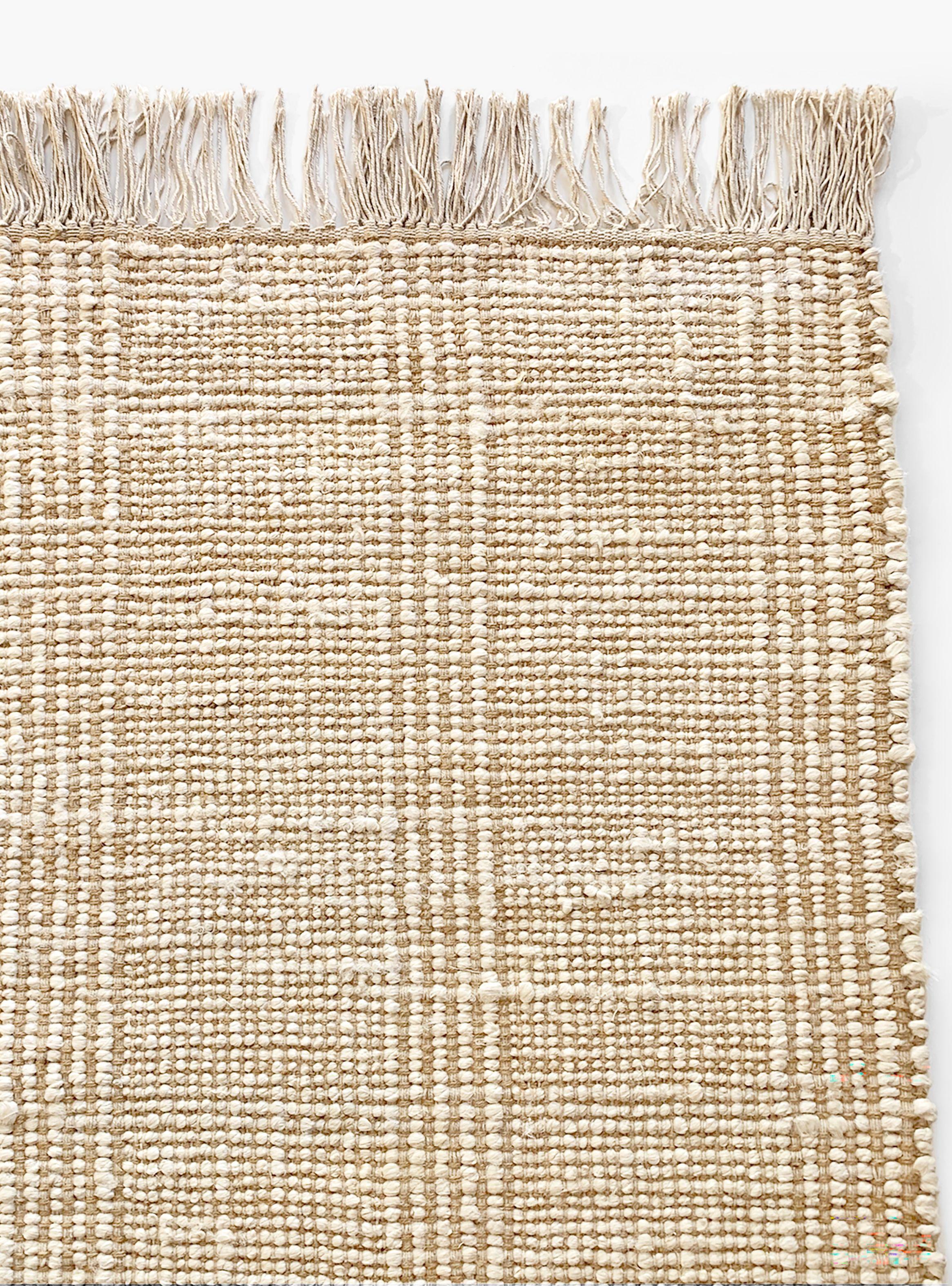 Alfombra 100% Yute Ranco 300x400 Natural-5