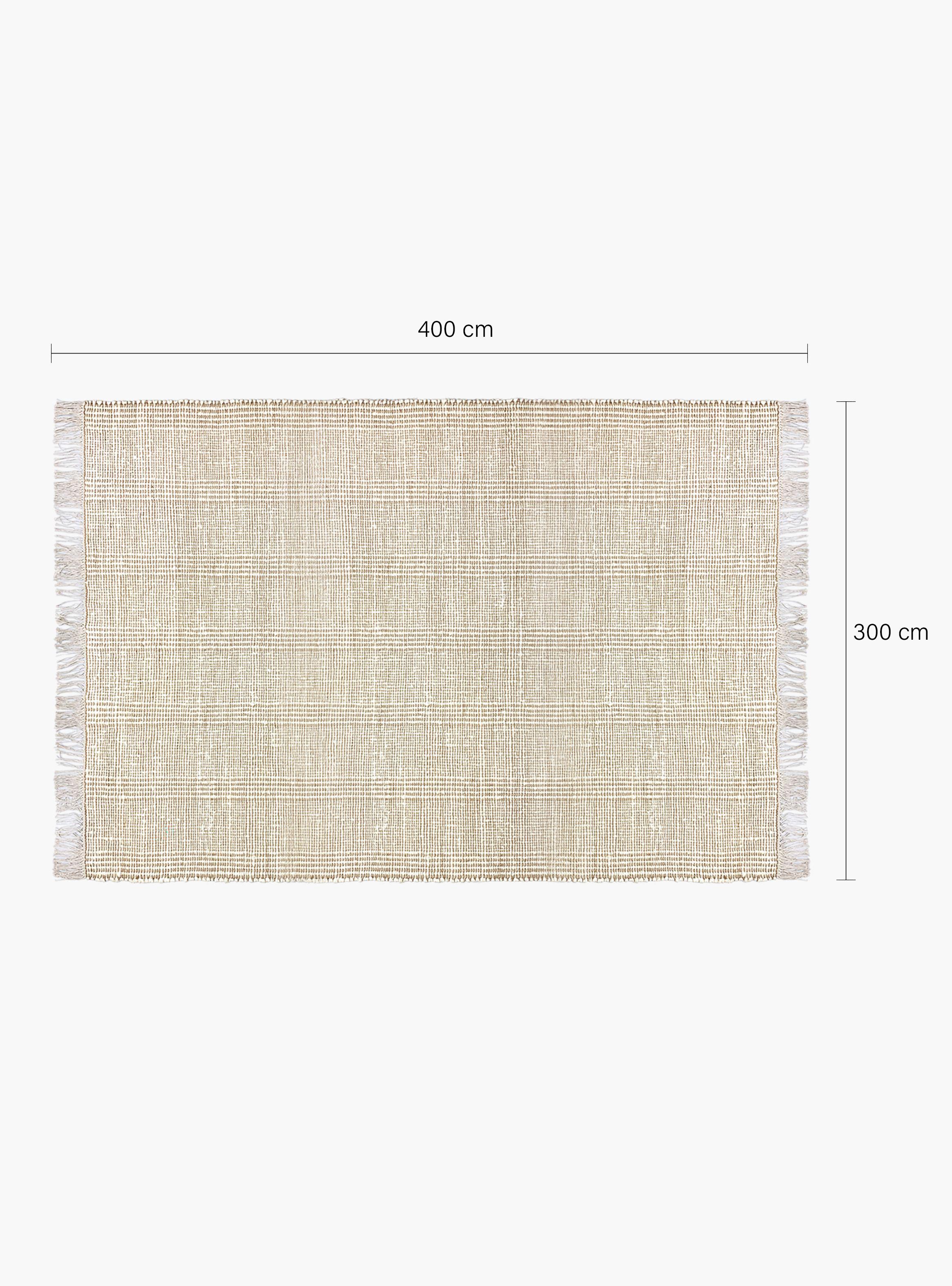 Alfombra 100% Yute Ranco 300x400 Natural-6