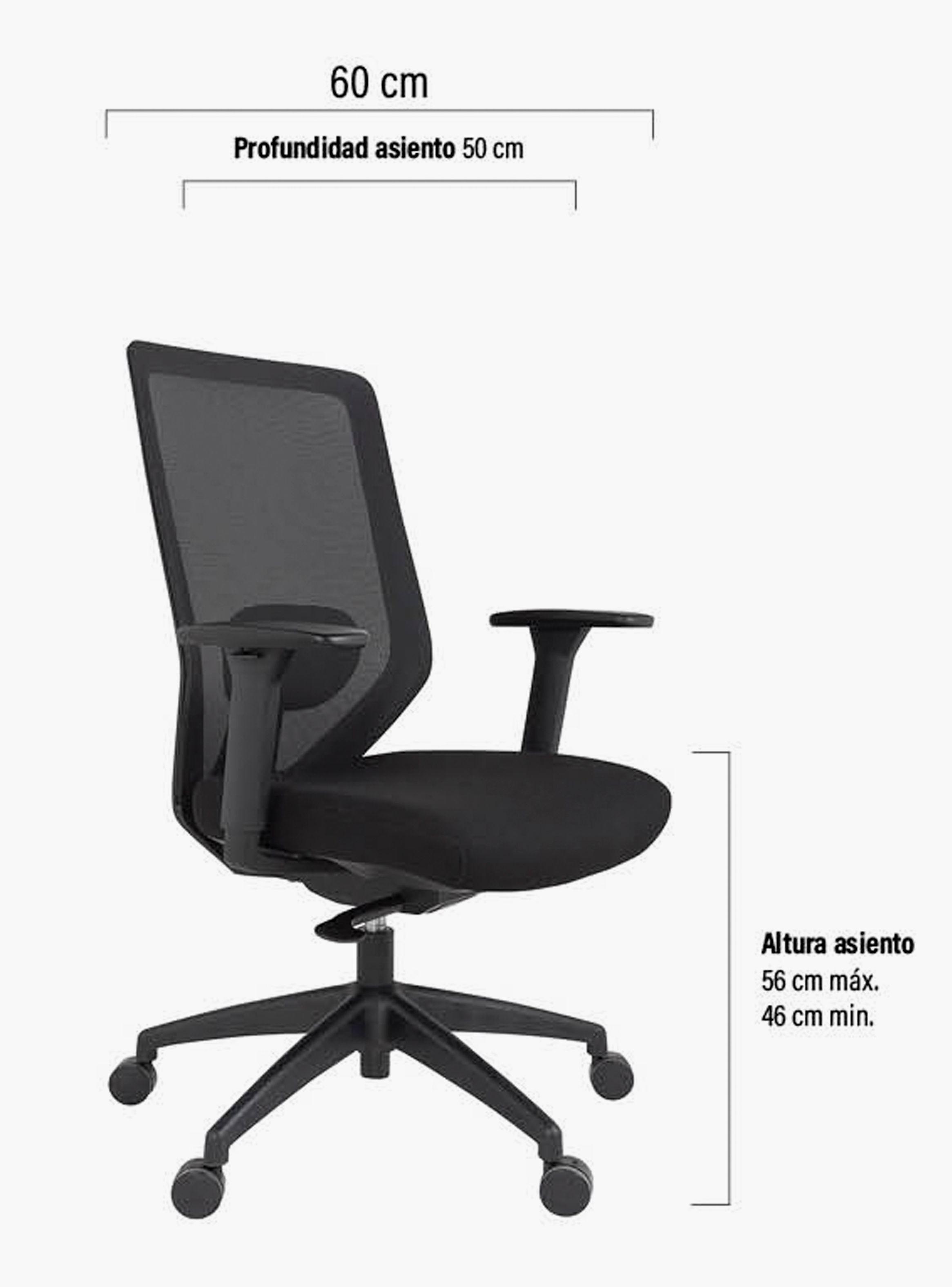 Silla Oficina Focus Negro-9