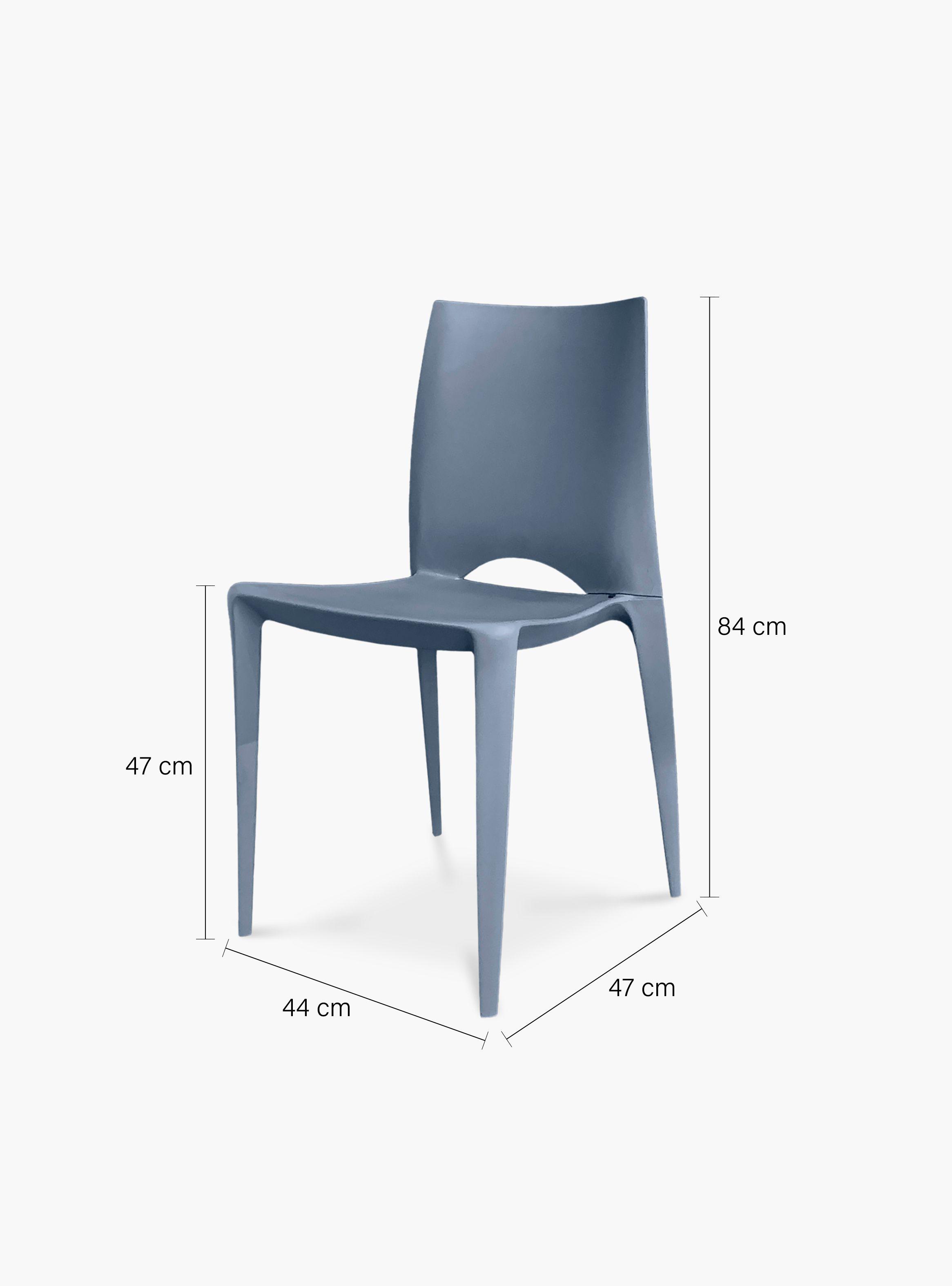 Silla Rex Gris Oscuro-4