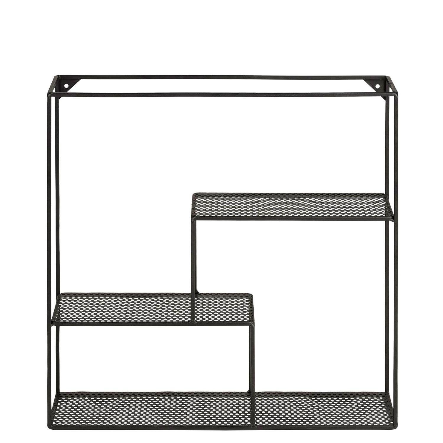 Repisa perforada Batley Negro-0