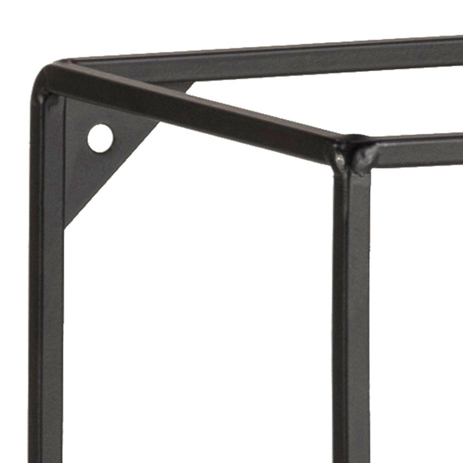 Repisa perforada Batley Negro-4