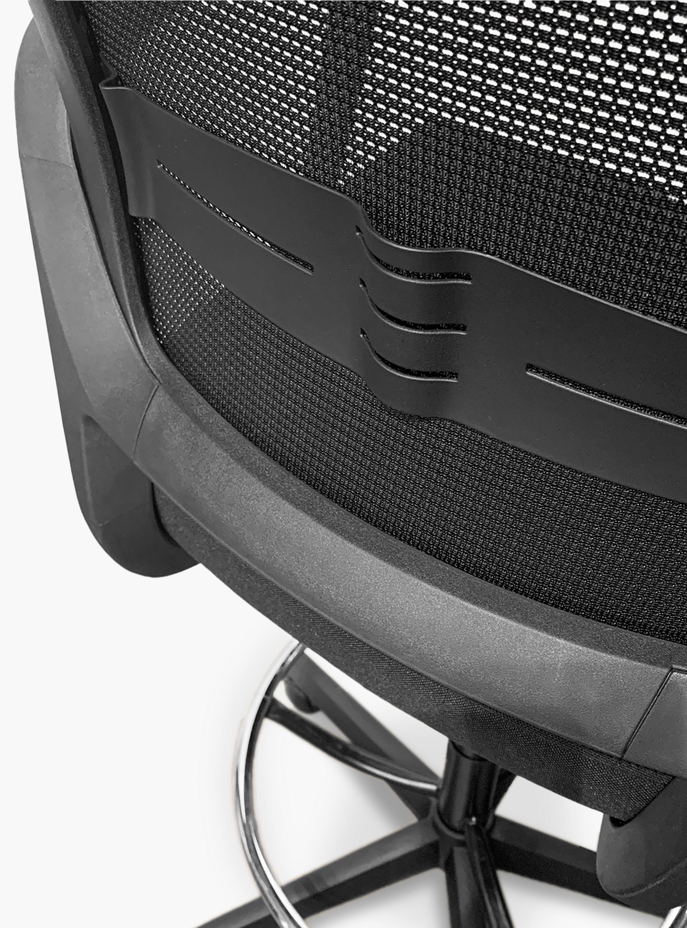 Silla Oficina Job con Aro Cajero Negro-4