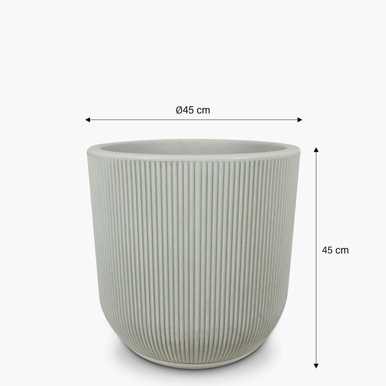 Macetero Pumalin 45 Crema-1