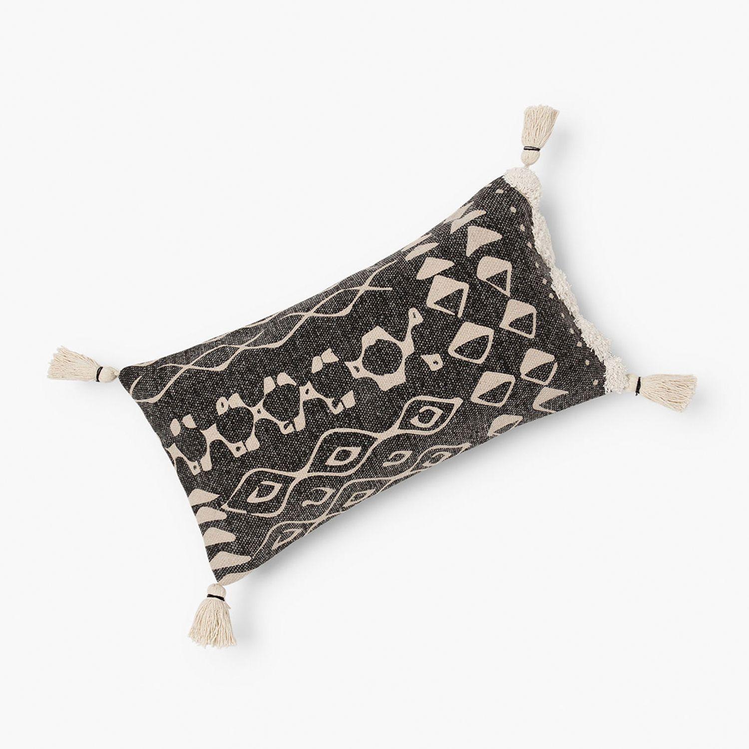 Funda Cojín Algodón Boa 30x60-0