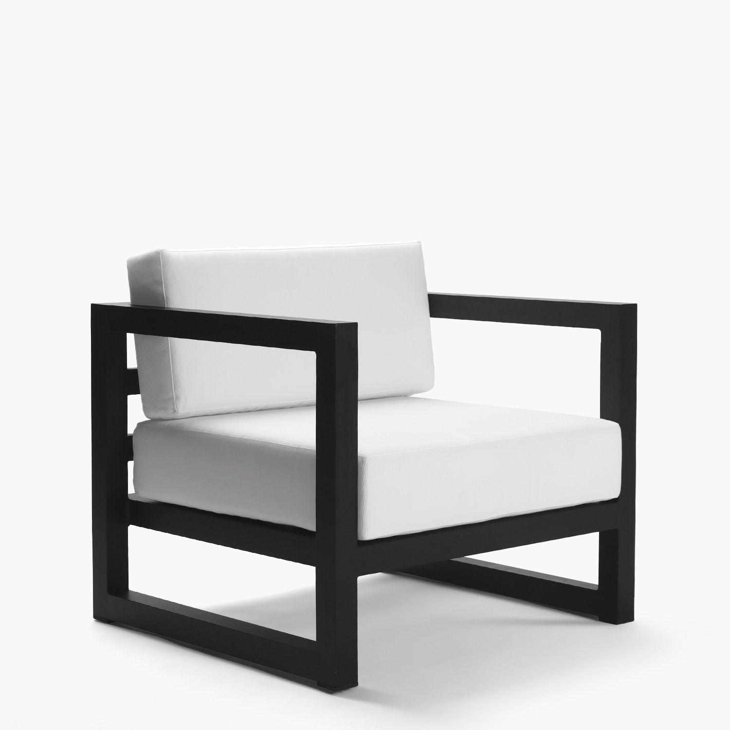 Sillón Terraza 1C Montego Blanco/Negro-8