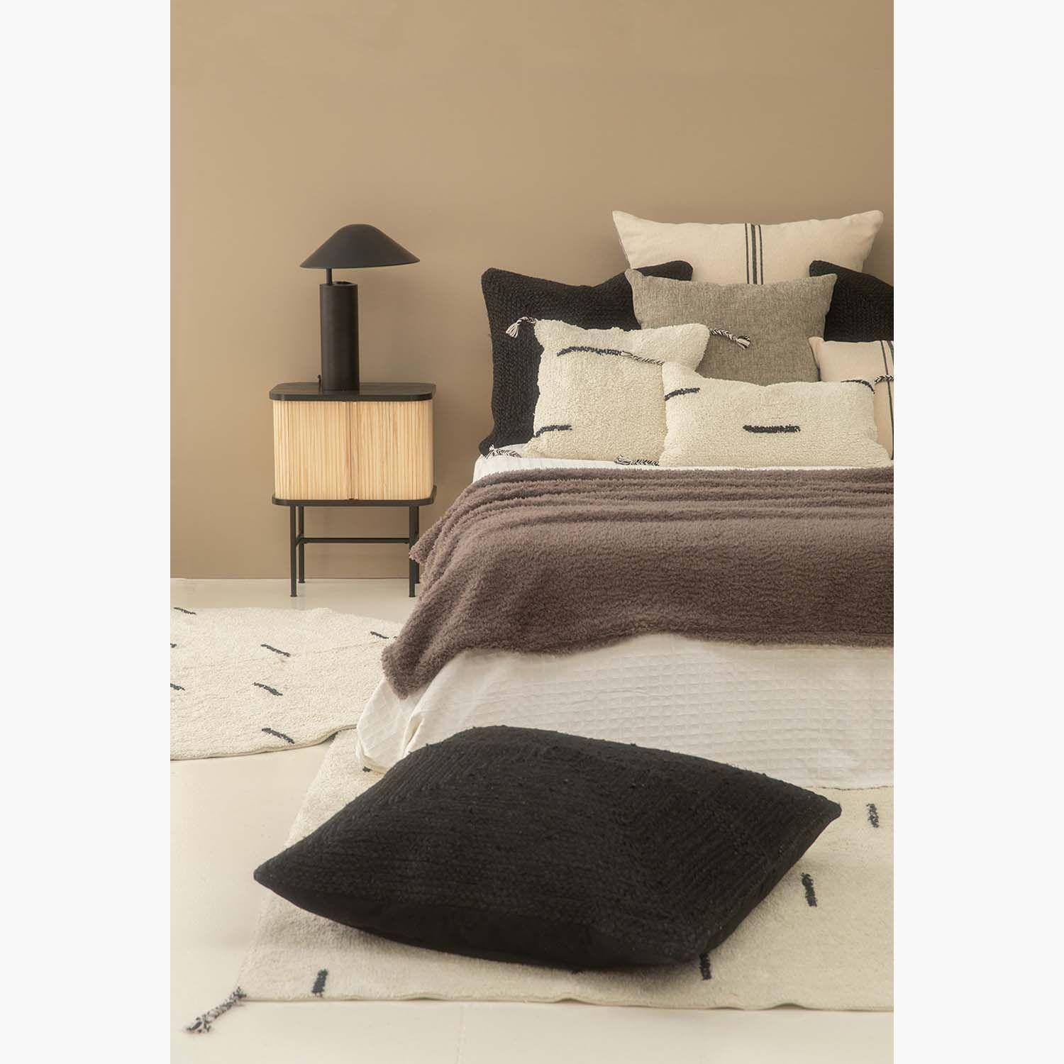 Funda Cojin Ural Negro 45x45-3