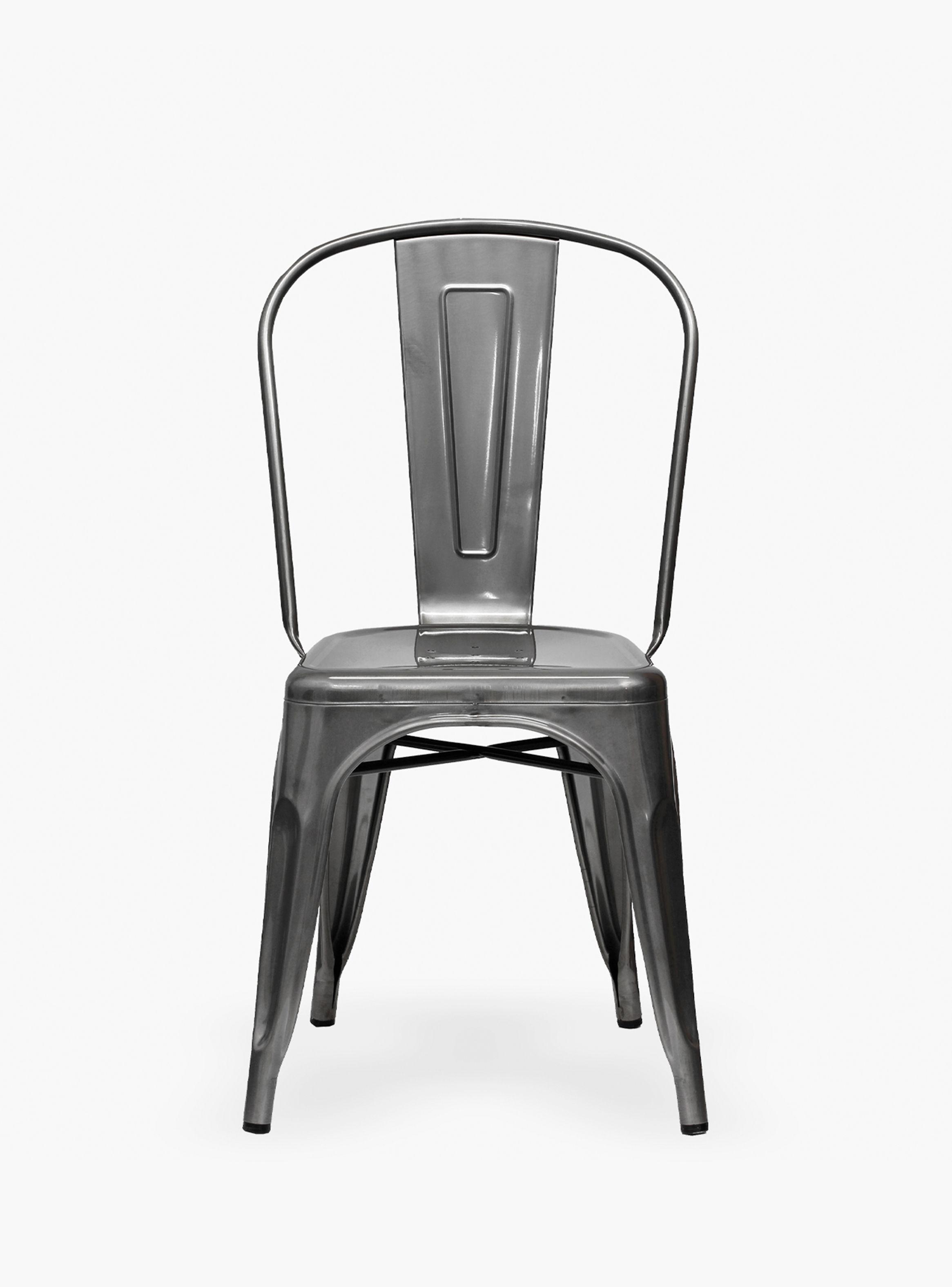 Pack 4 Sillas Tolix Asiento Metal Metal-1