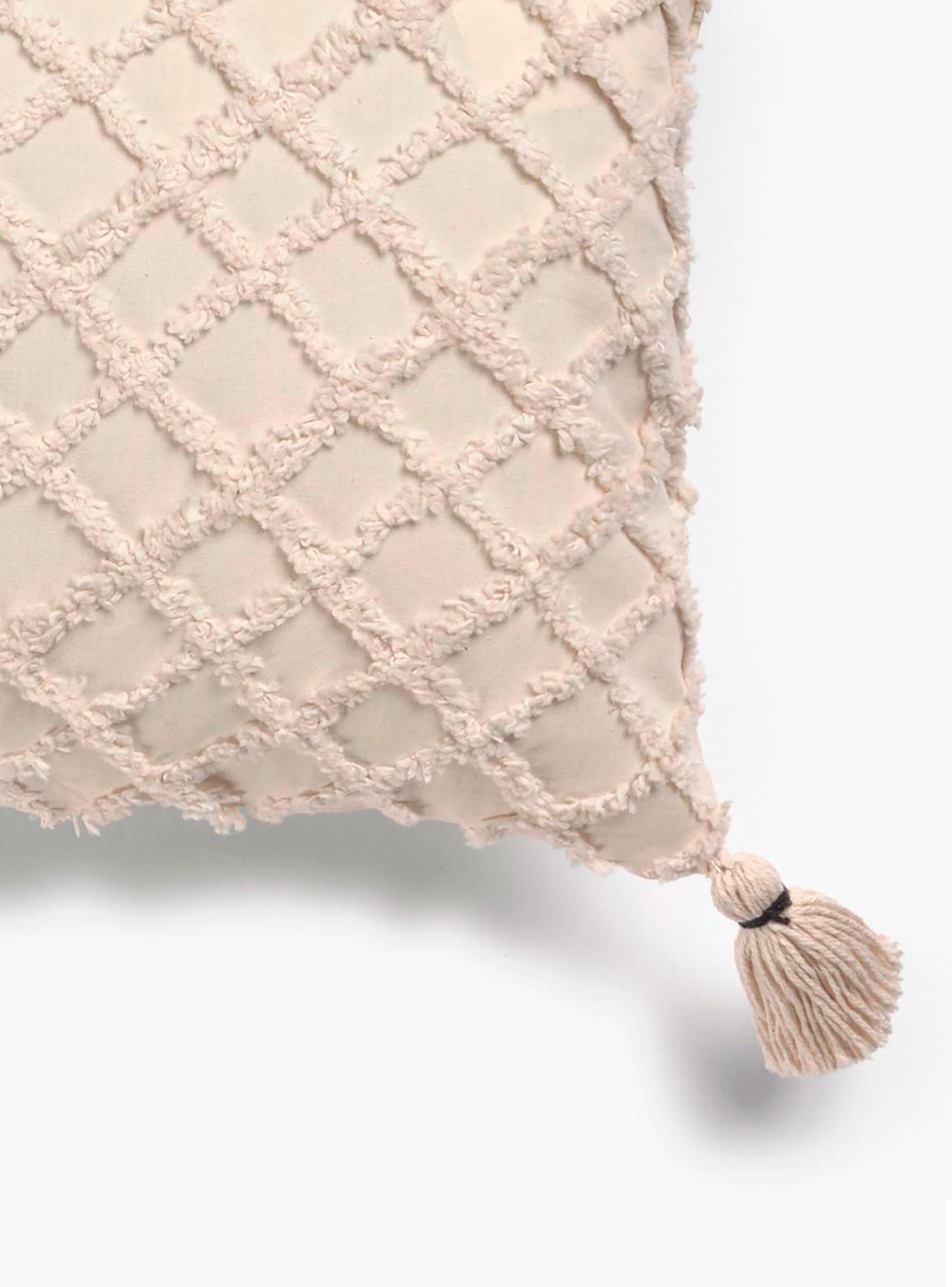 Funda Cojin algodón Royal 45x45 Crudo-2