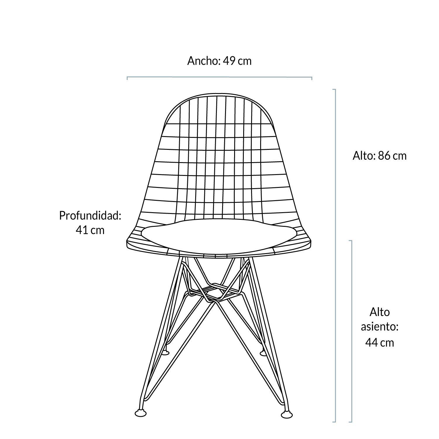 Silla Wire Negro-5