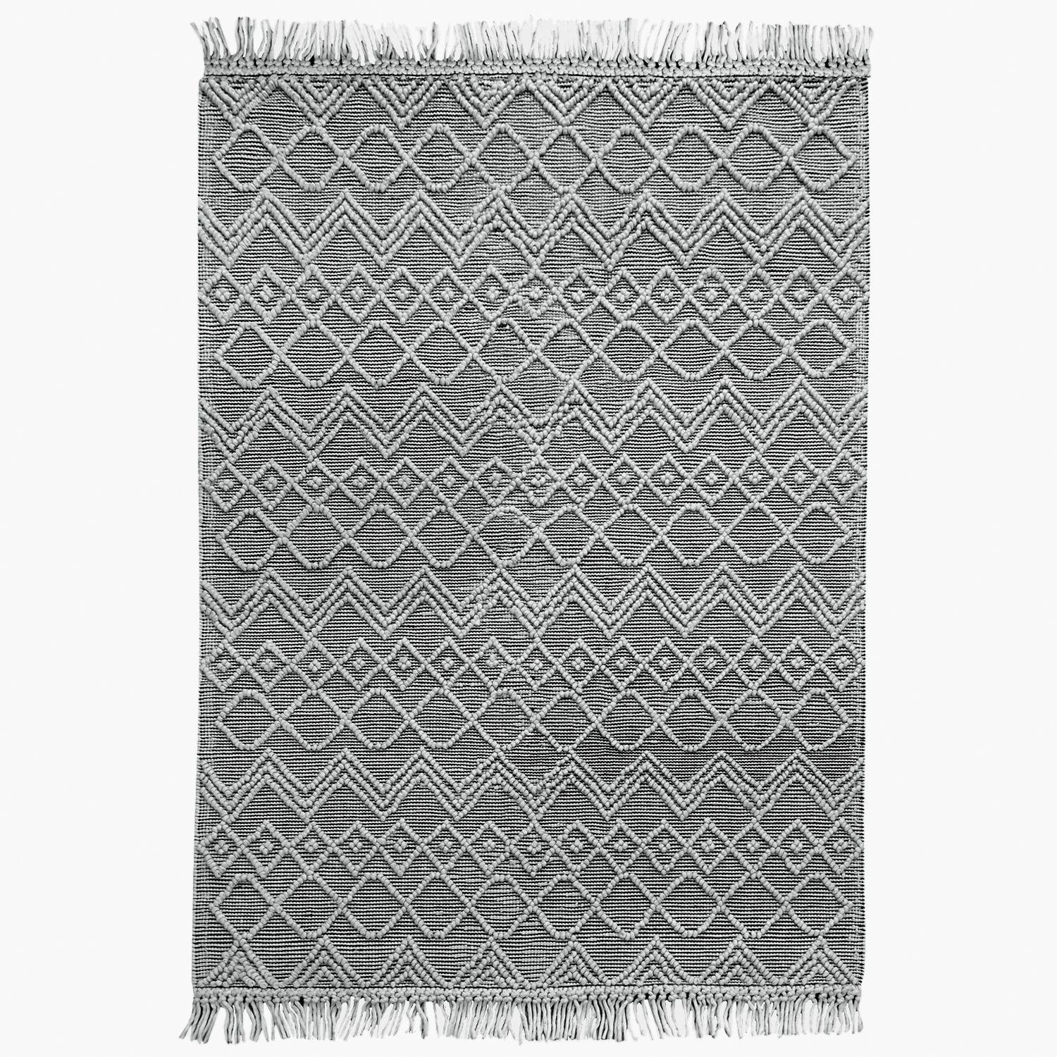 Alfombra Lana/Alg Koper 170x240 Gris-0