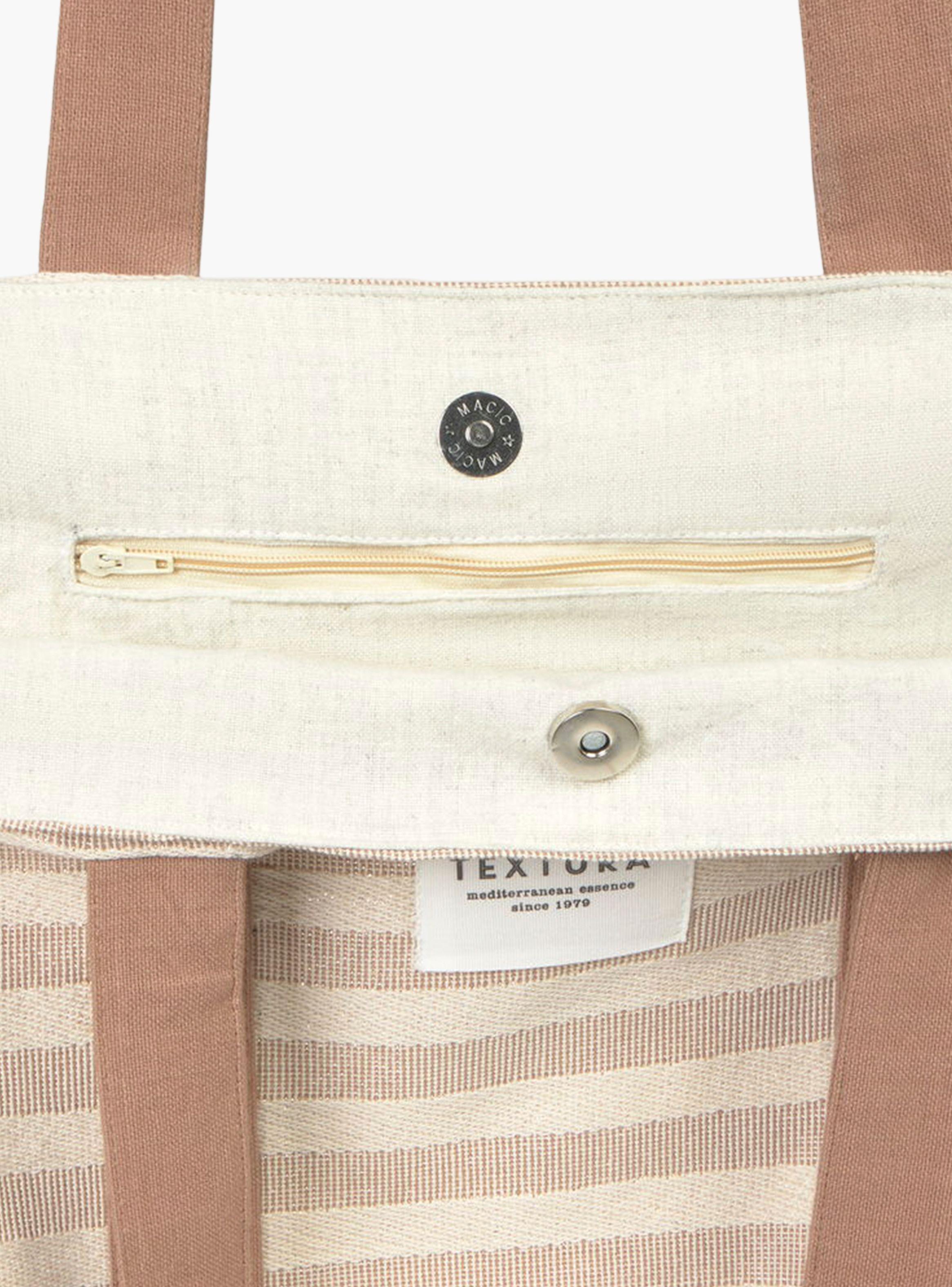 Bolso de Playa Luribol 45x40 Beige-4