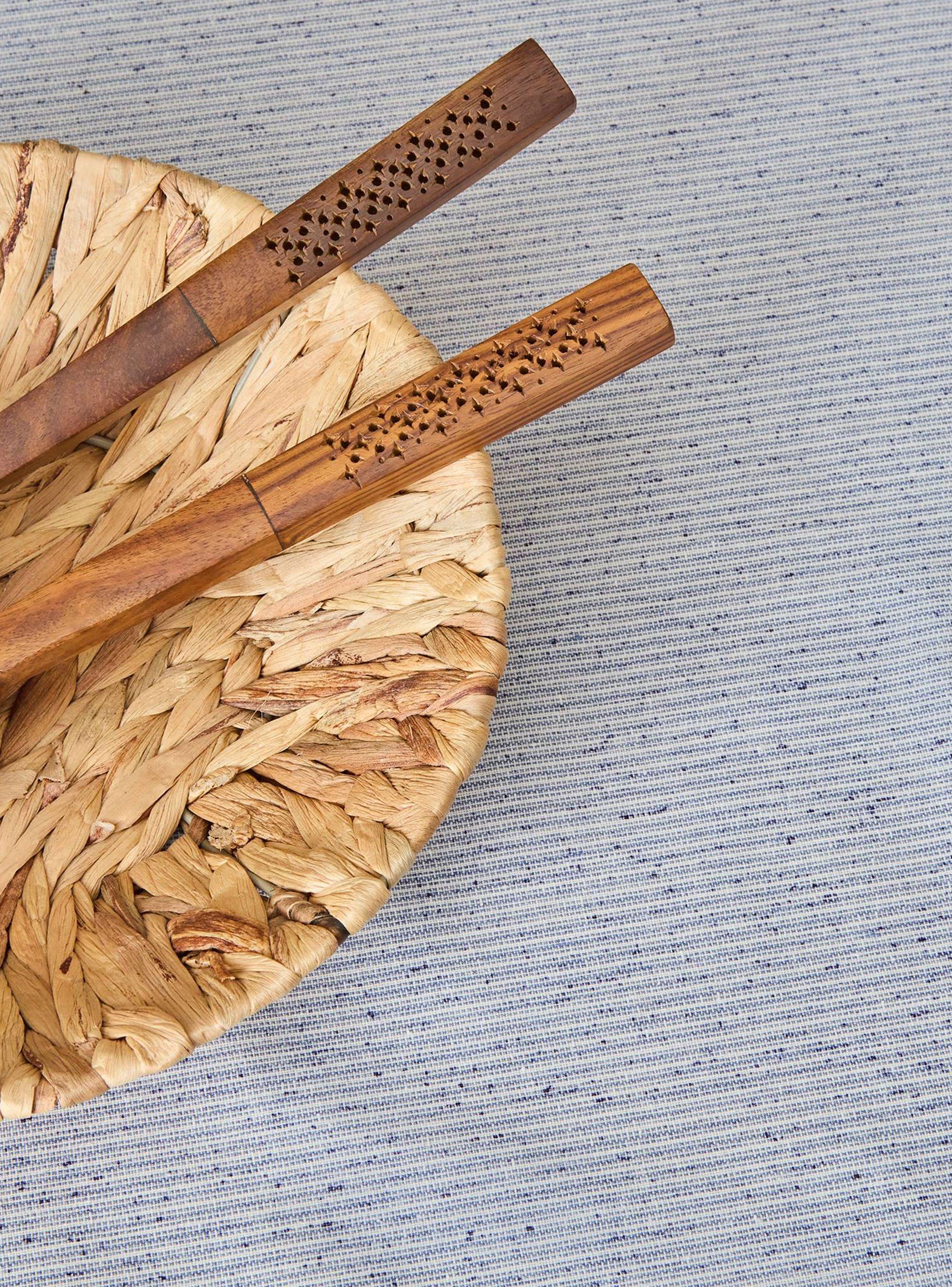 Mantel Antimanchas Savil 140x250 Azul-2