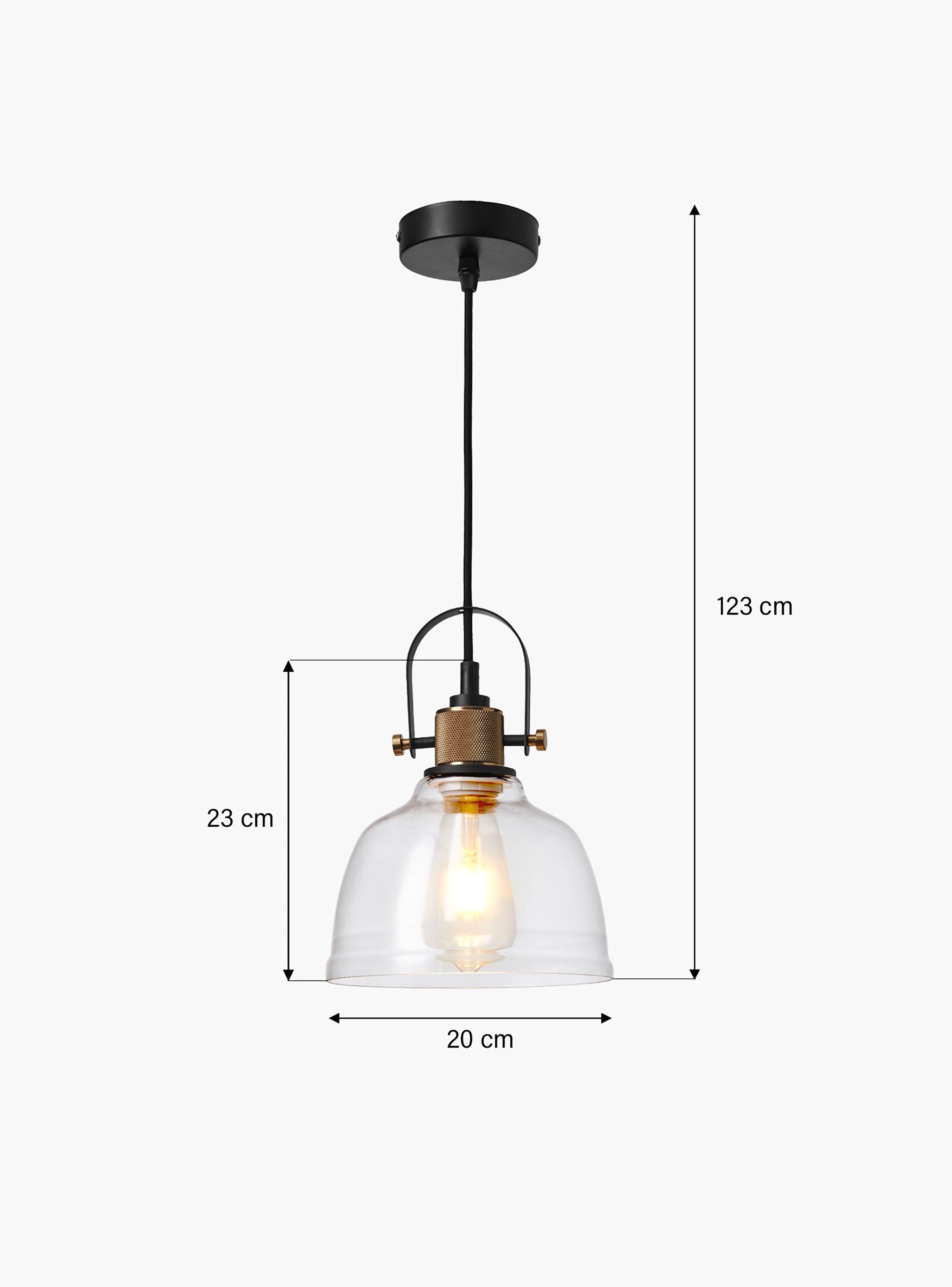 Lámpara de Colgar Mae Vidrio-3