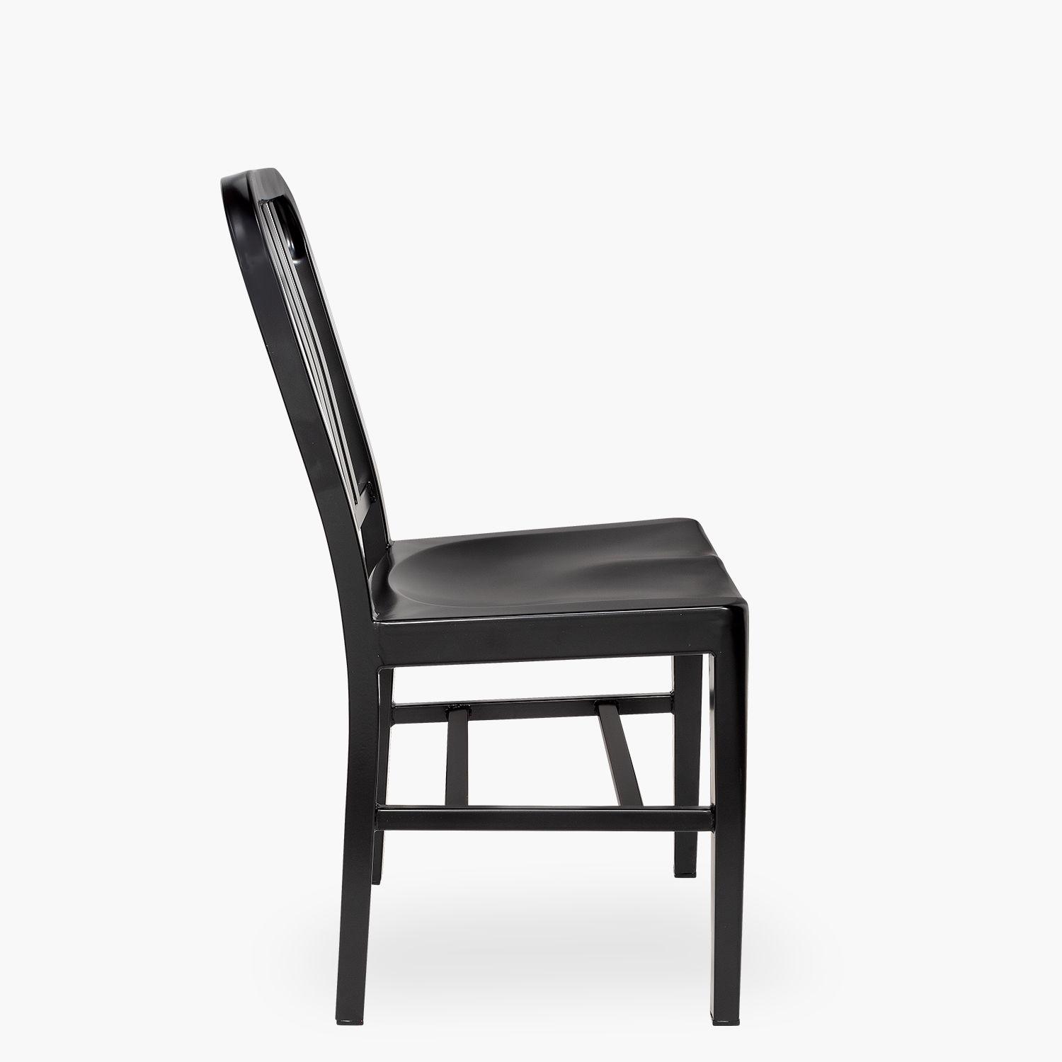 Silla Metálica Navy Negro-7