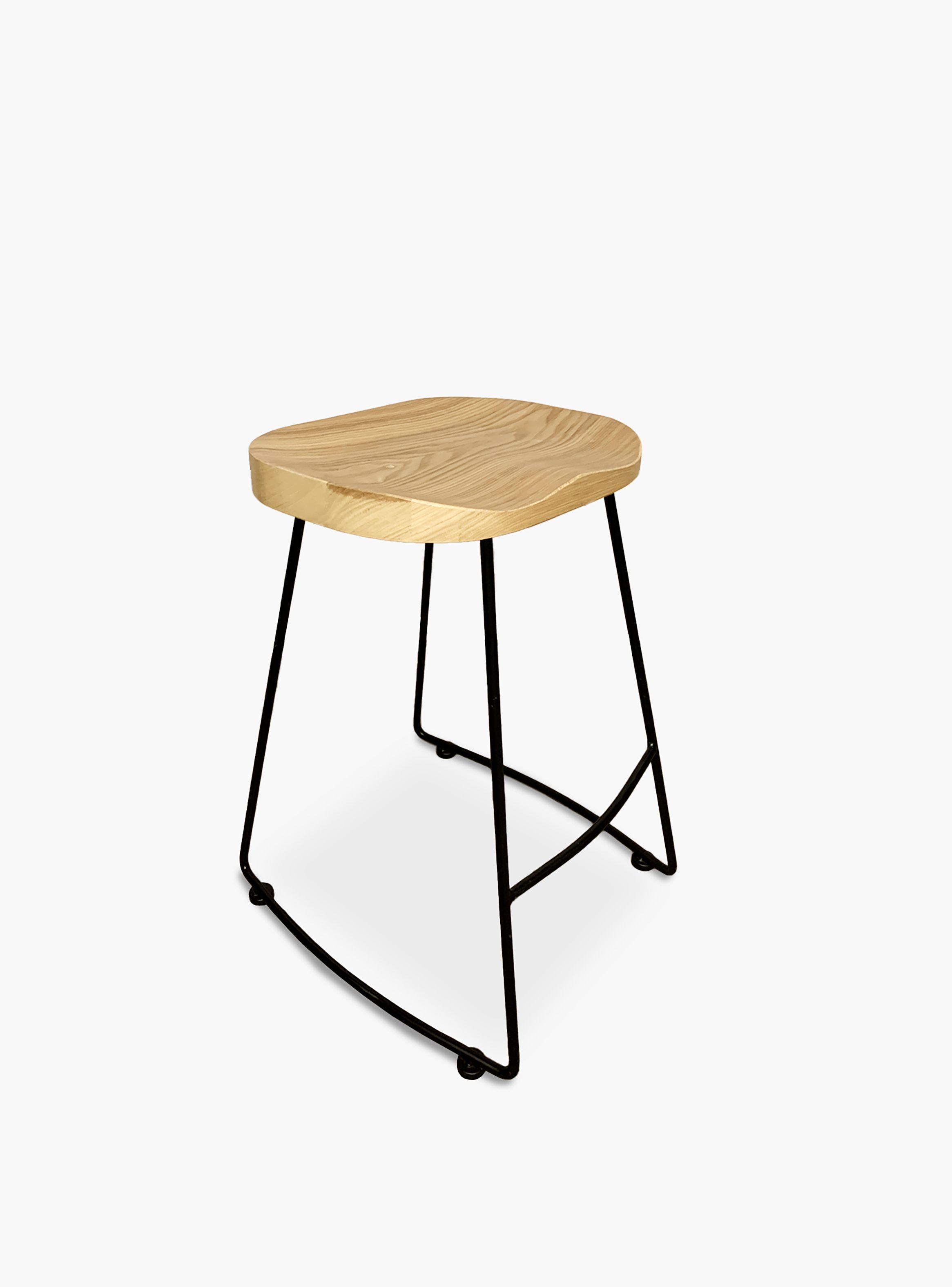 Taburete Medio 66 Madera City Natural-2
