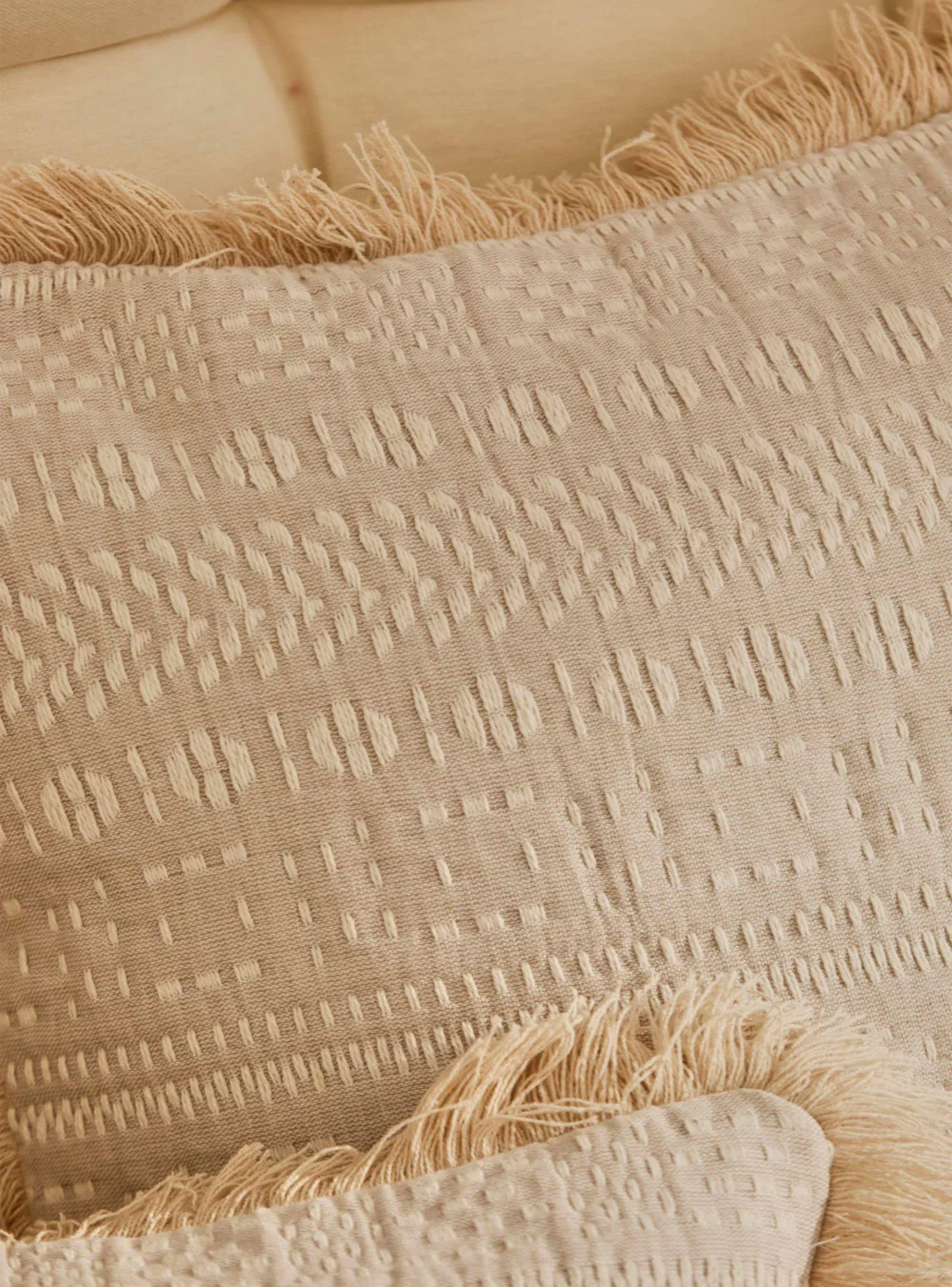 Funda Cojín Dakota 60x60 Beige-3