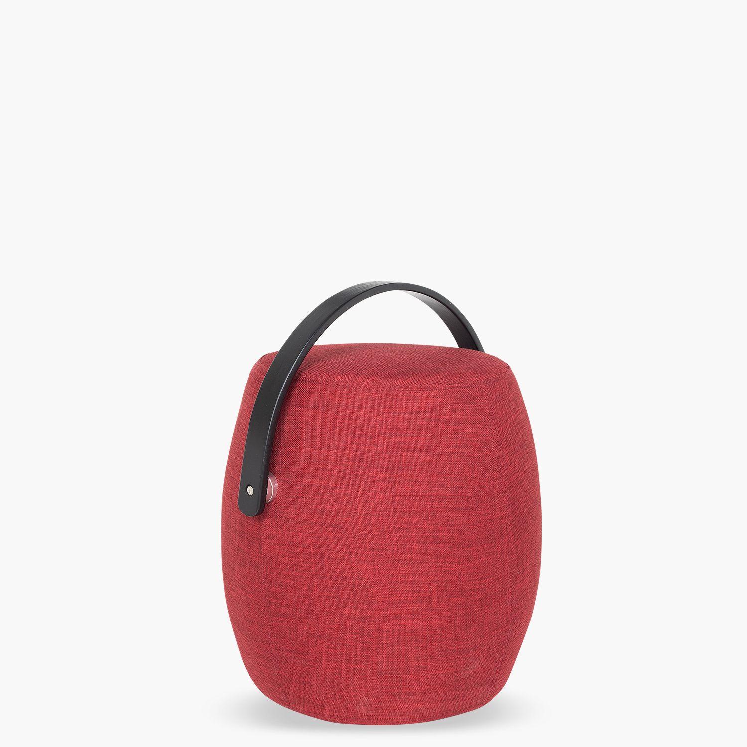 Pouf Asa de Madera LT Rojo-2