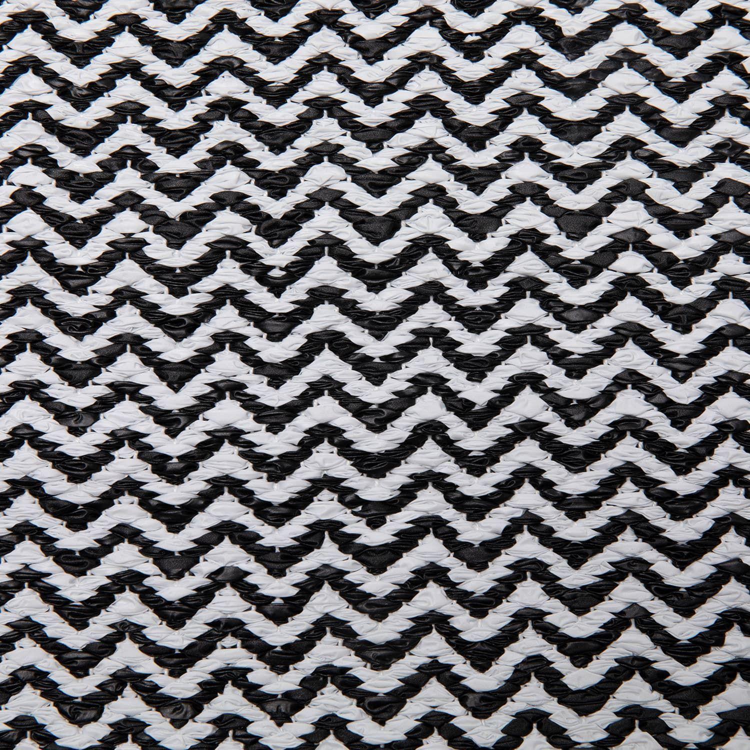 Alfombra Exterior Myrtos 170x240 Bco/Negro-2
