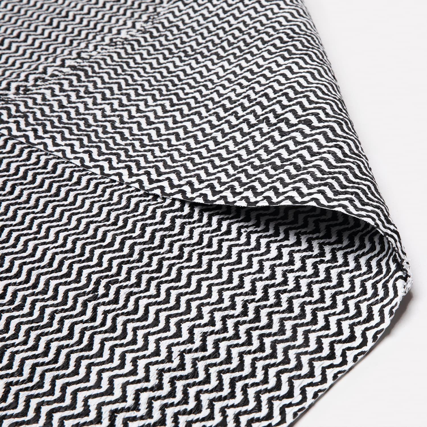 Alfombra Exterior Myrtos 170x240 Bco/Negro-4