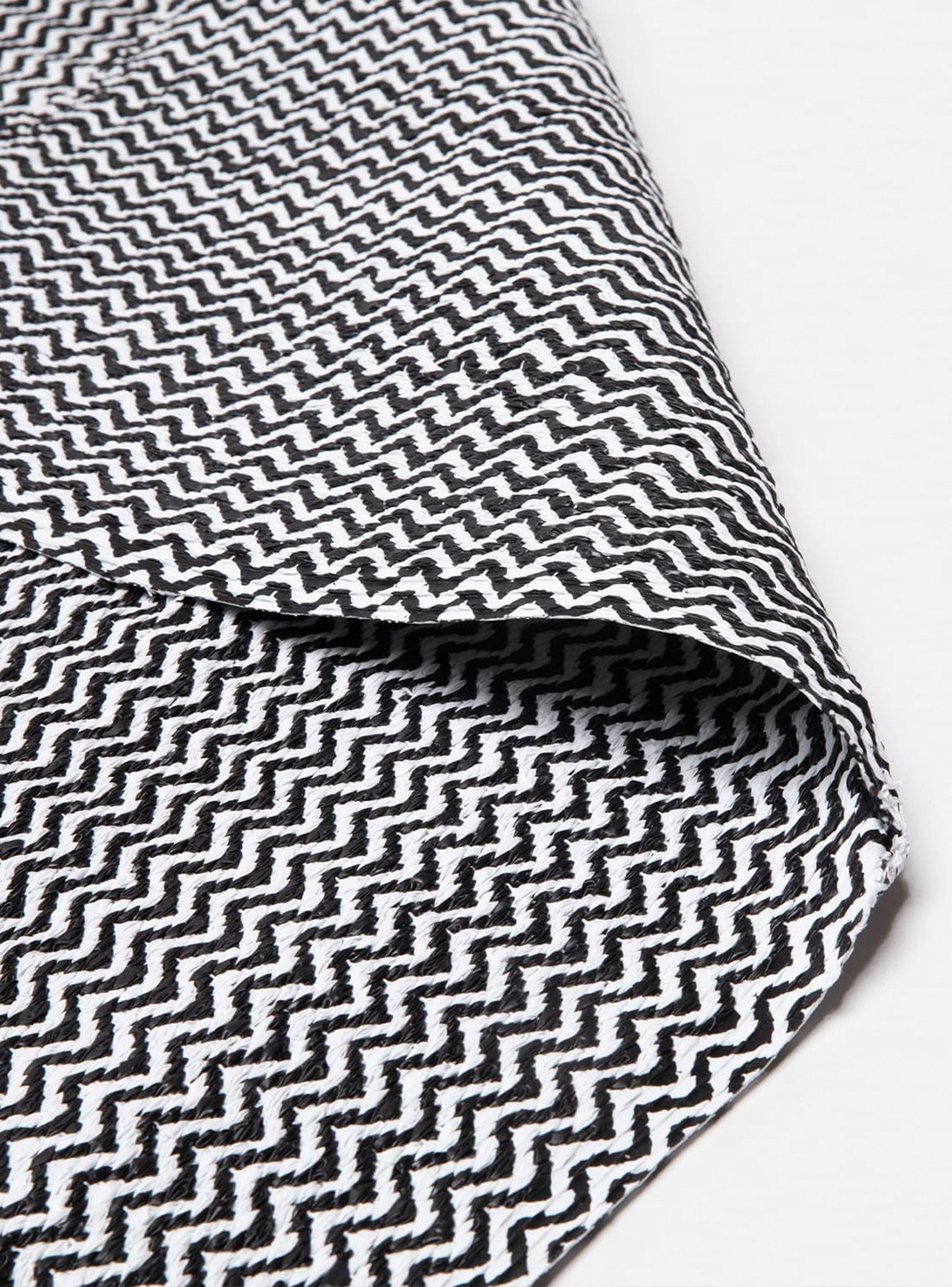 Alfombra Exterior Myrtos 170x240 Bco/Negro-5