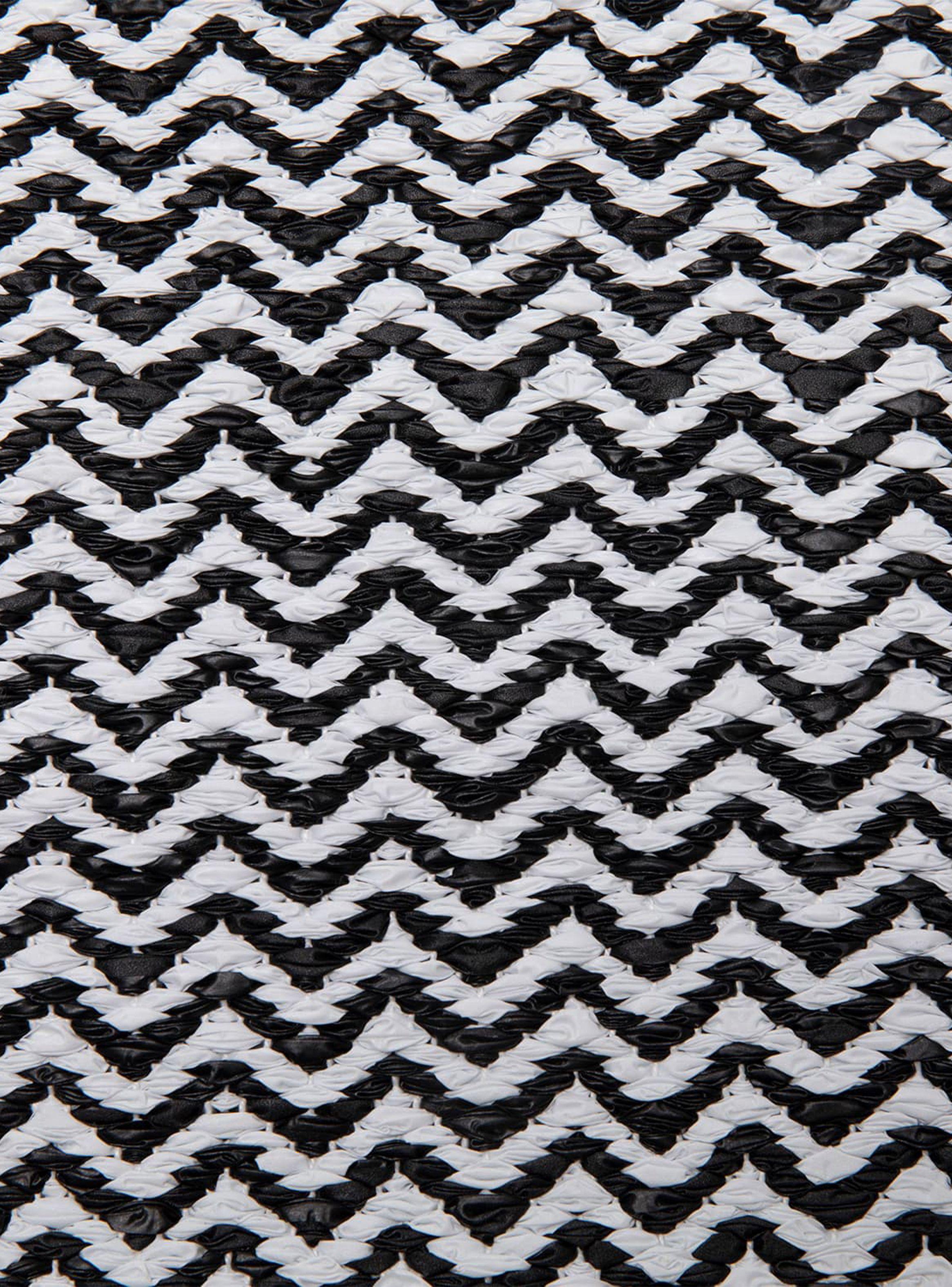 Alfombra Exterior Myrtos 170x240 Bco/Negro-7