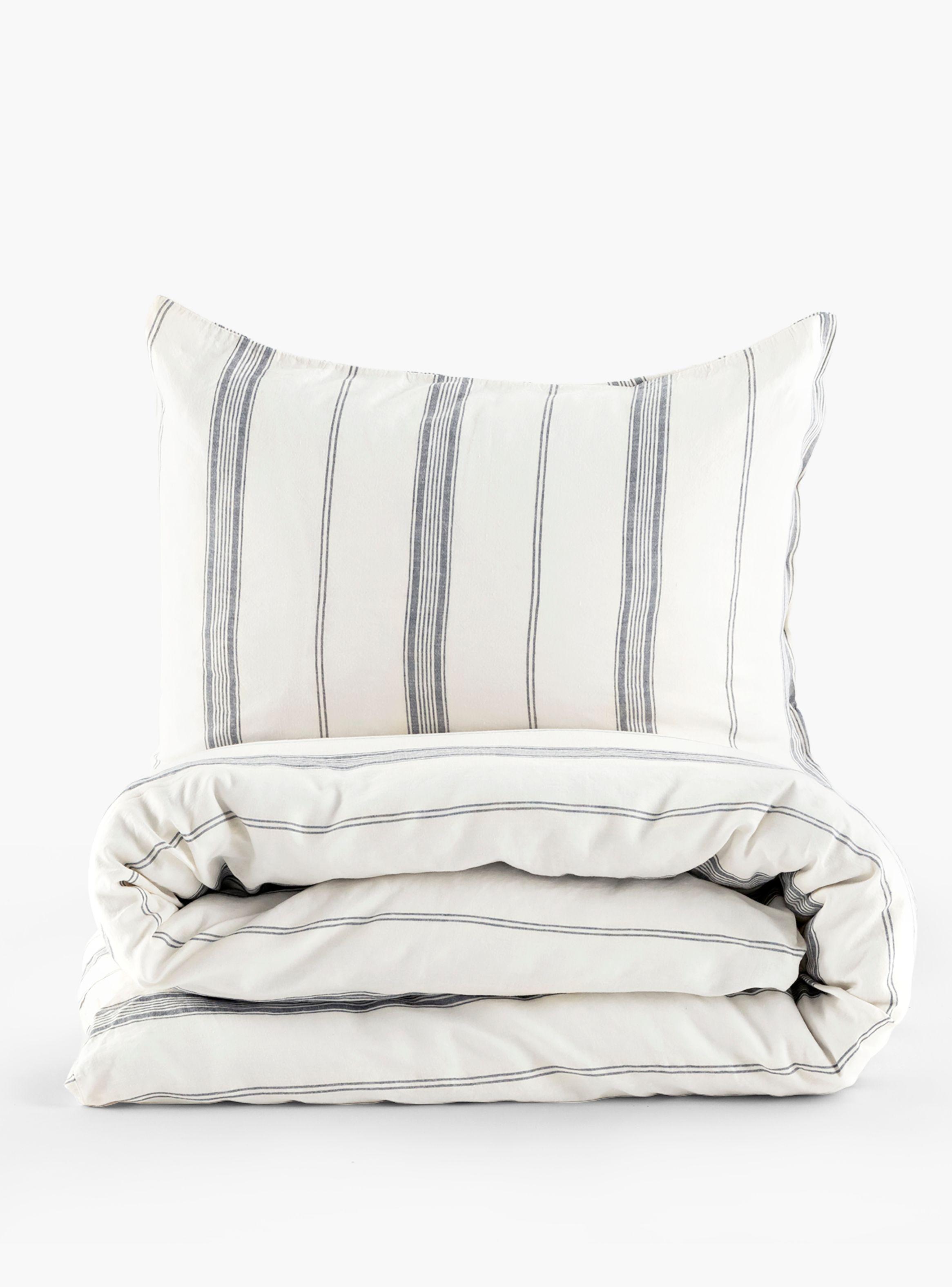 Funda Plumón 55% Lino - 45% Algodón Amalfi King/Super King Azul-2