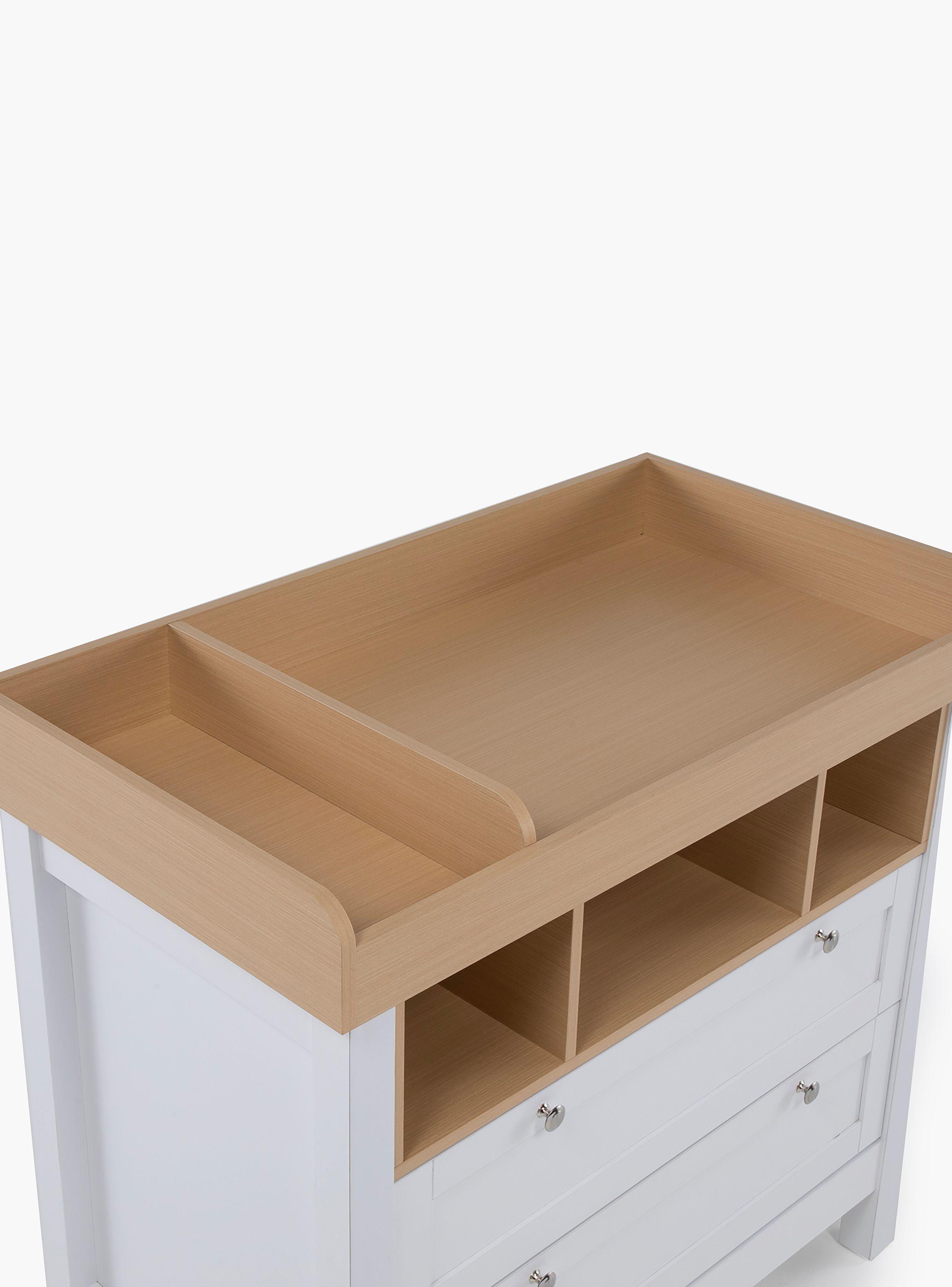 Cómoda Clara Mudador Natura/Blanco-8