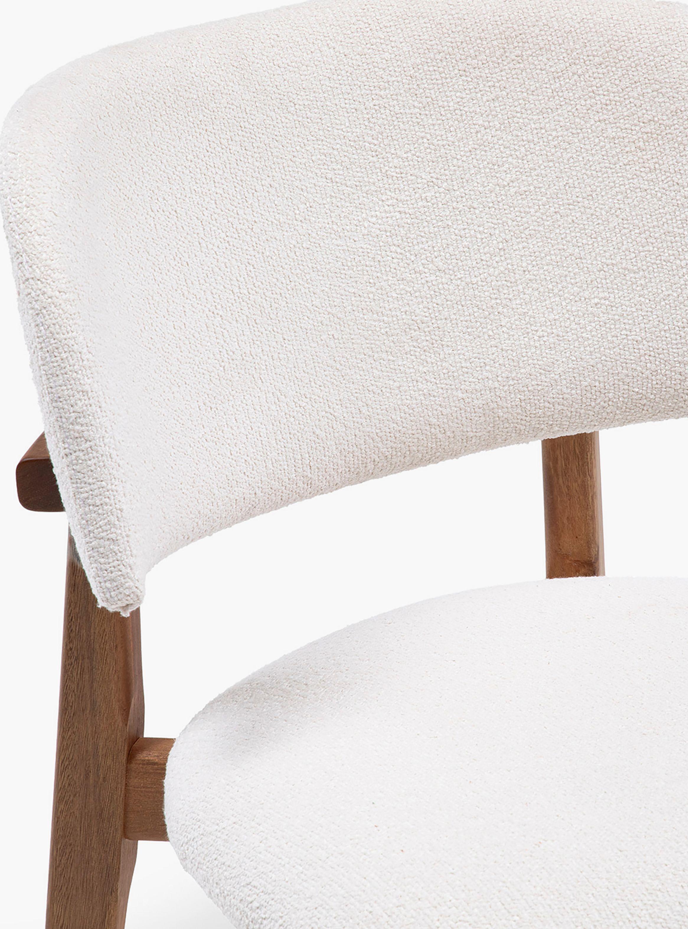 Silla Tapizada Allegra Crema-4